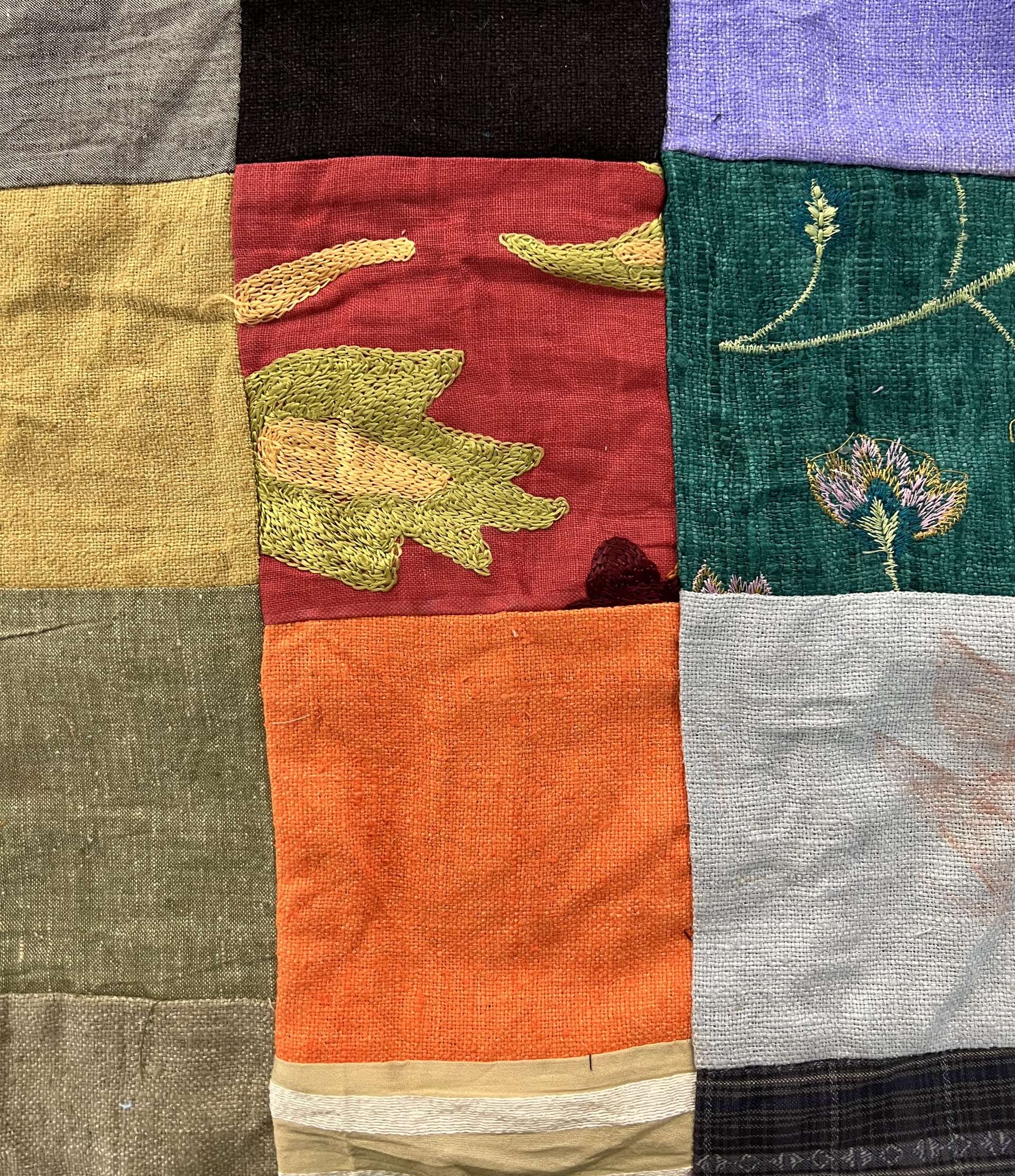 Silk & Mixed Medium Patchwork 