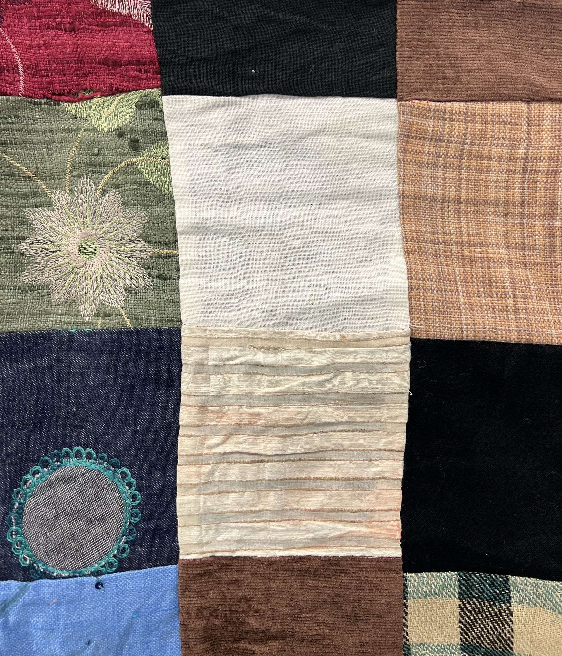 Silk & Mixed Medium Patchwork 