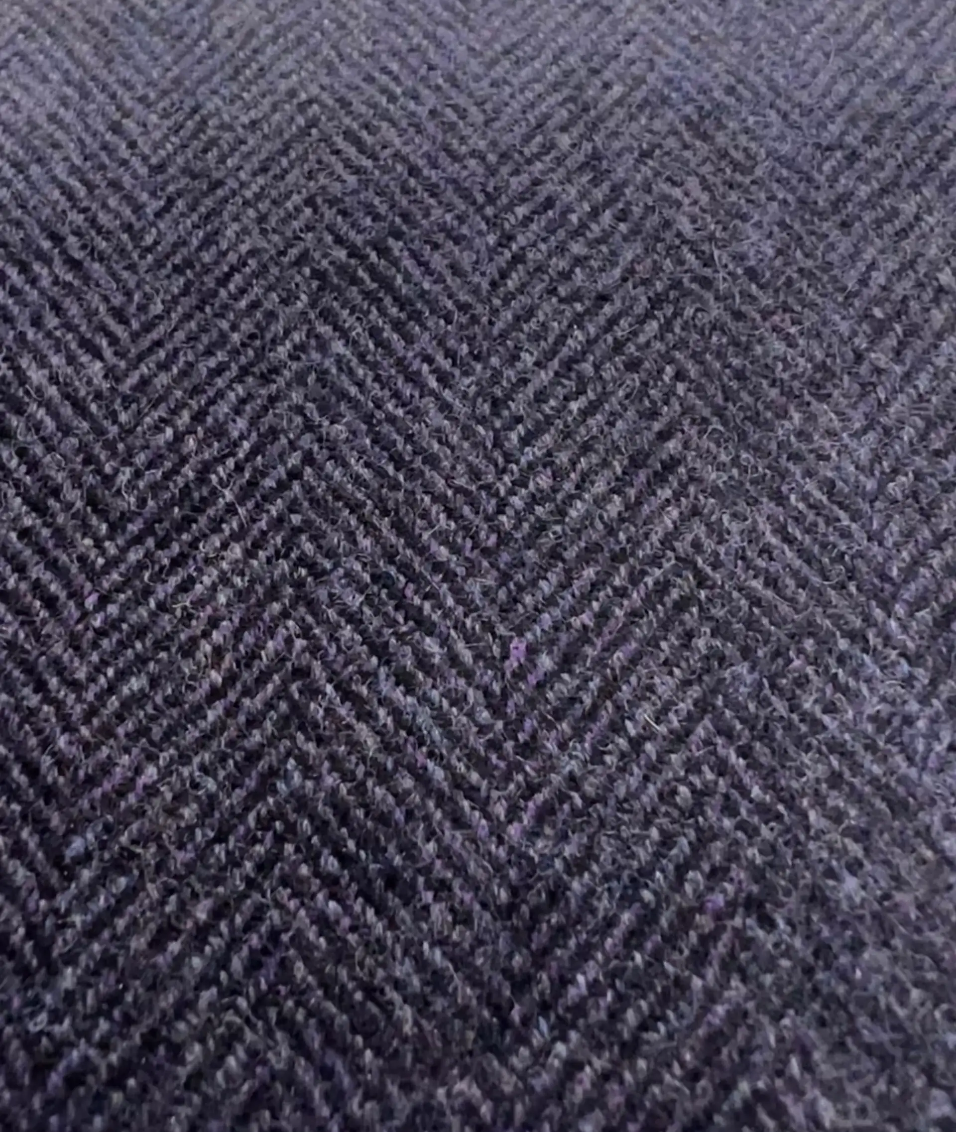 Loro Piana Wool and Cashmere Herringbone in Midnight