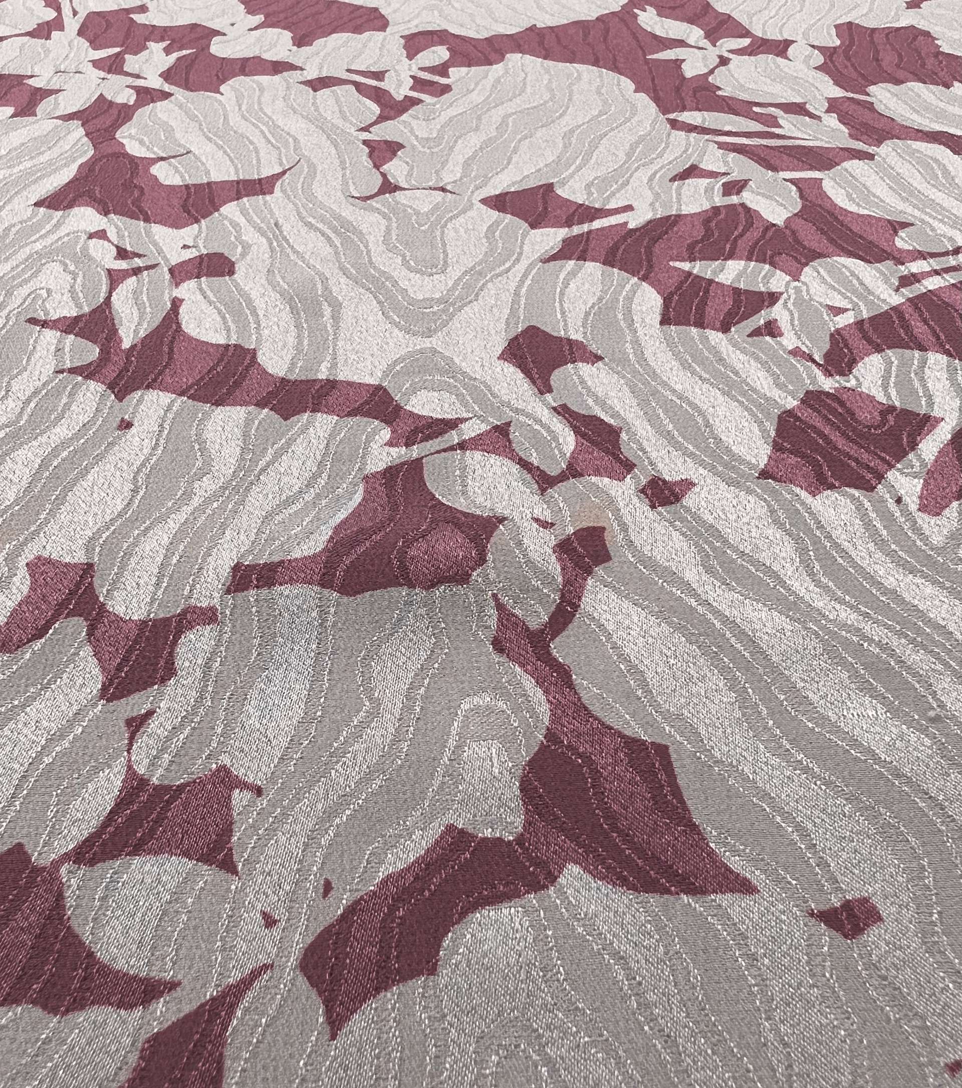 Silk Floral Printed jacquard