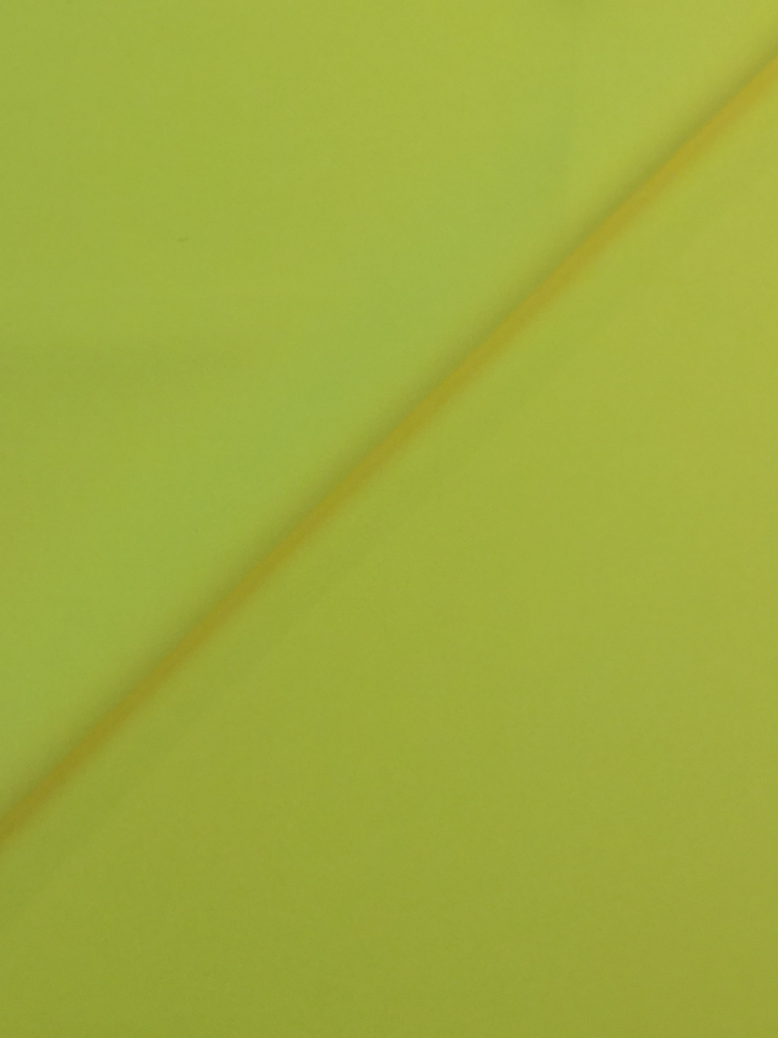 Polyester and Spandex Stretch Crepe in Neon Yellow