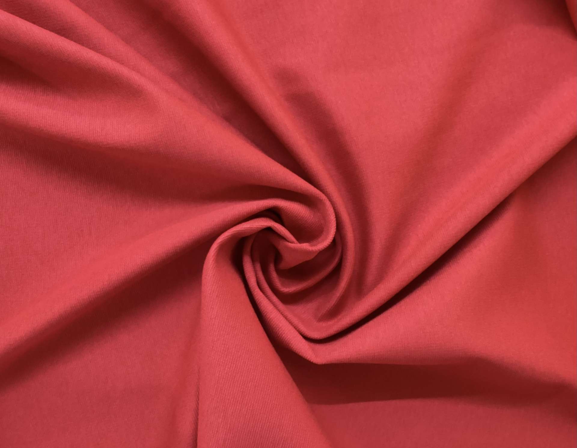 Cotton & Rayon Ponte Double Knit in Fire Hydrant