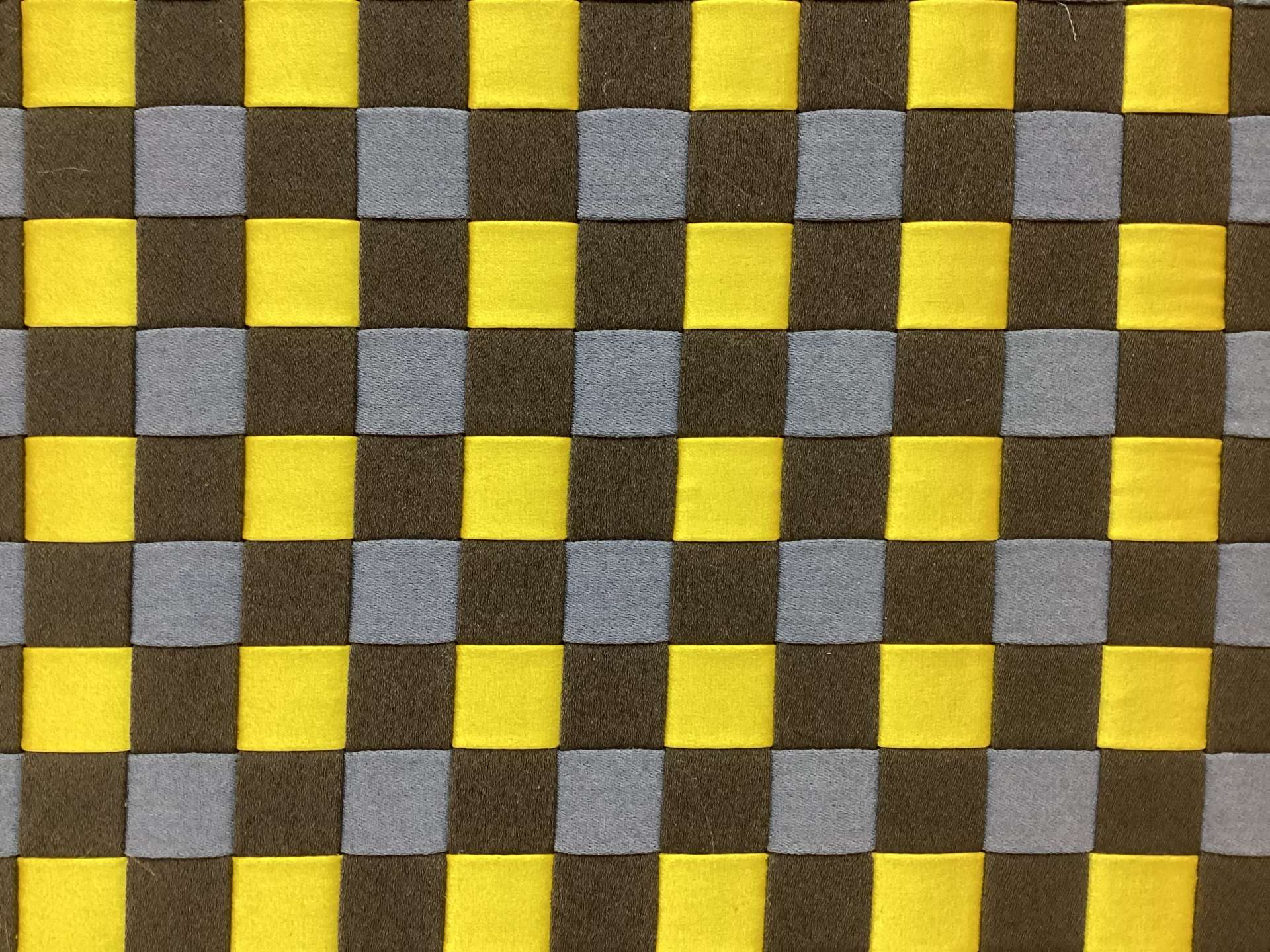 Basket Woven Novelty in Chartreuse, Aegean & Black