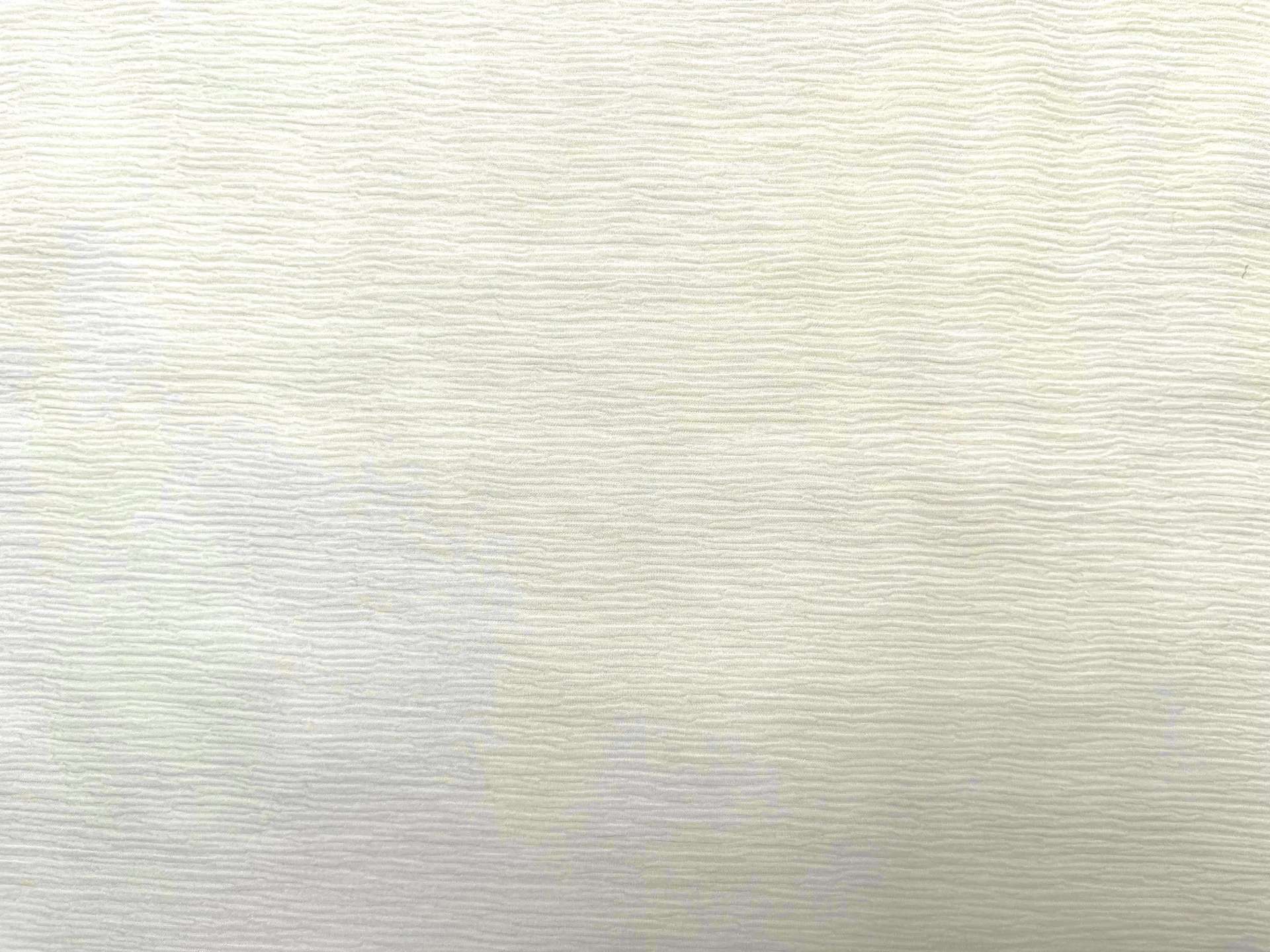 Silk Crinkle Chiffon in Off White