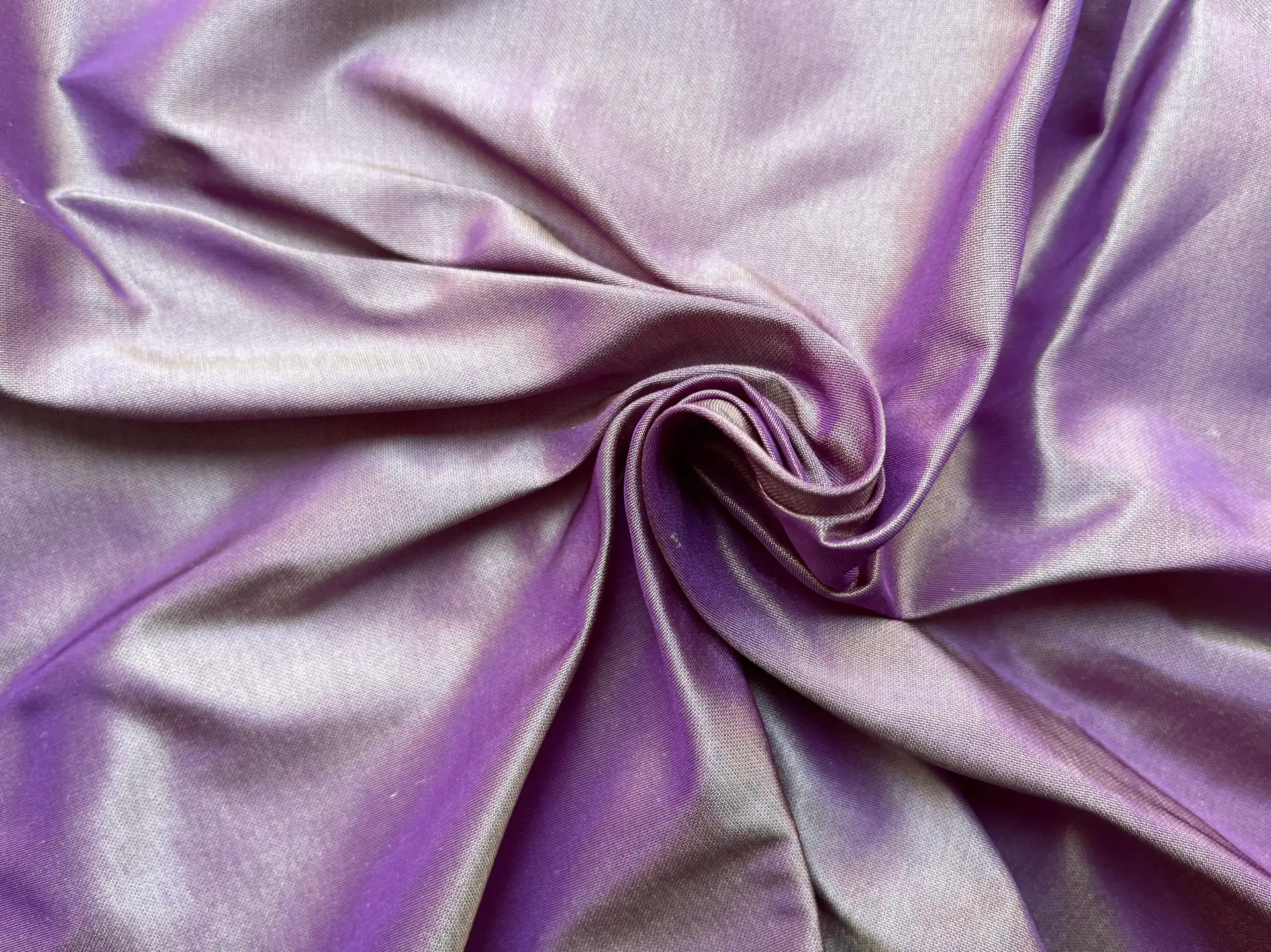 Iridescent Silk Taffeta
