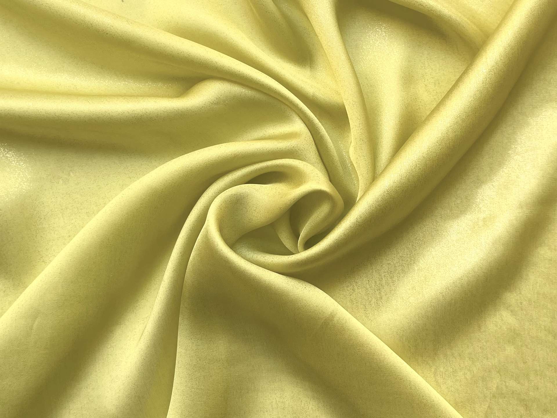 Coated Metallic Silk Chiffon