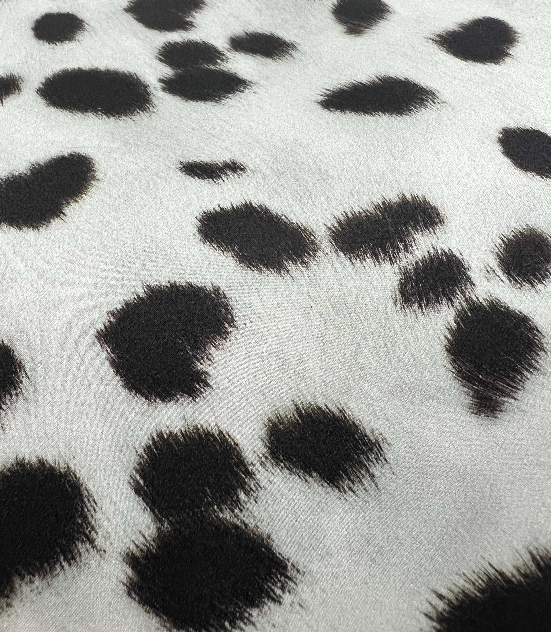 Leopard Prints Silk Charmeuse