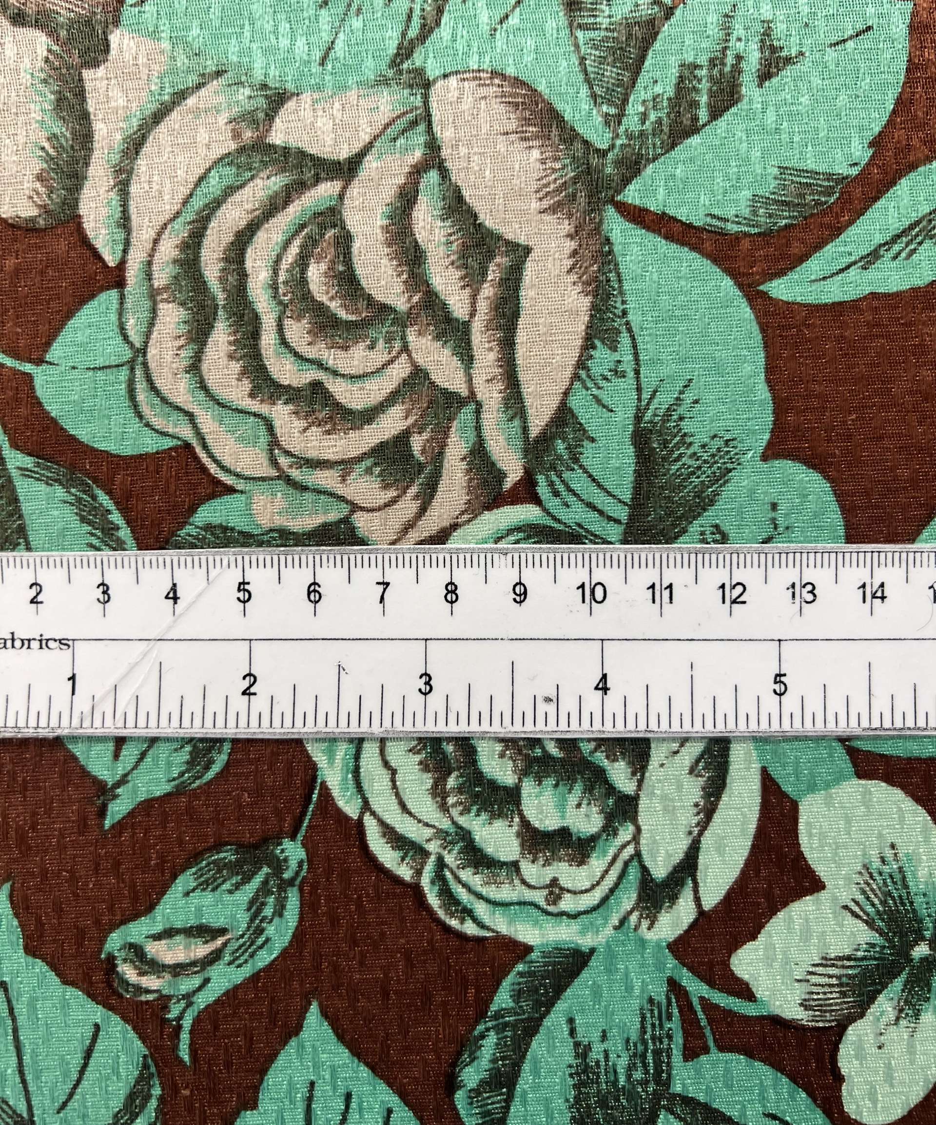 Italian Printed Silk & Wool Jacquard