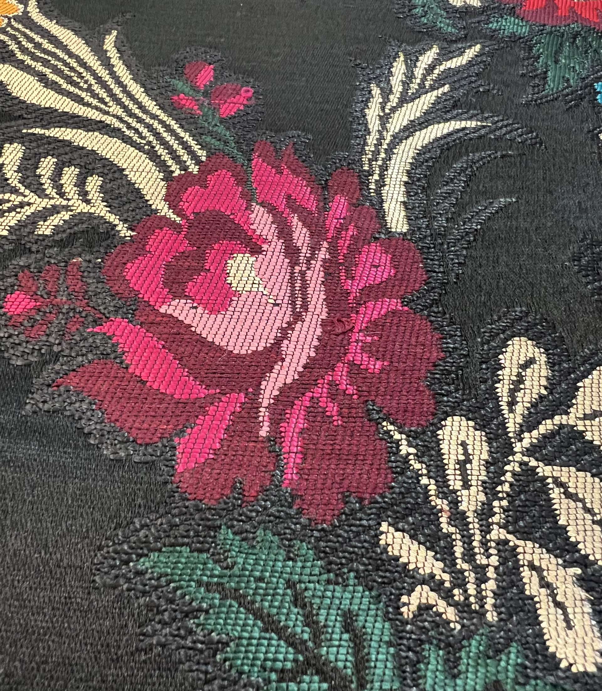 Handloom Brocade in Black