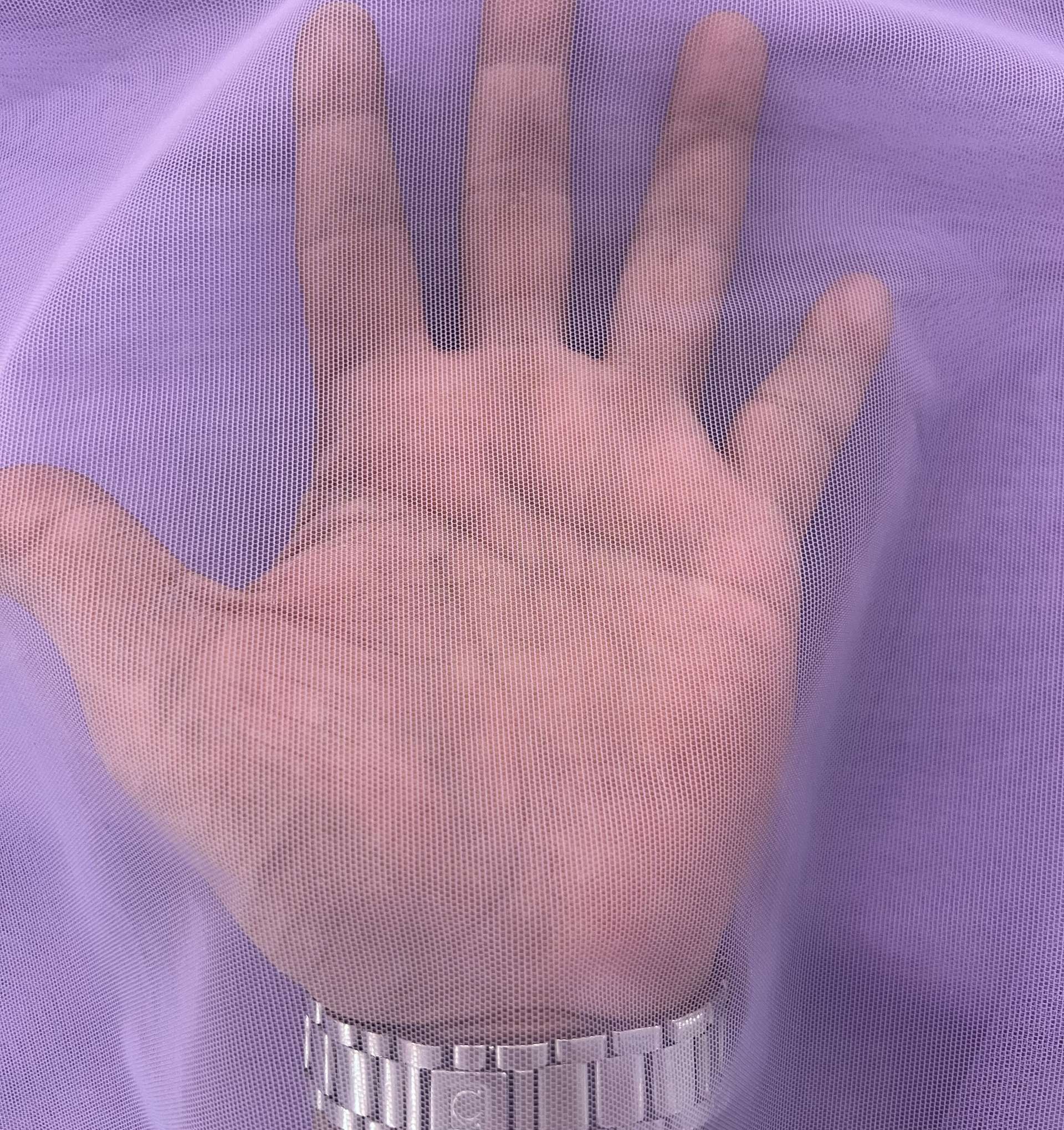 Italian Stretch Nylon Illusion in Panse