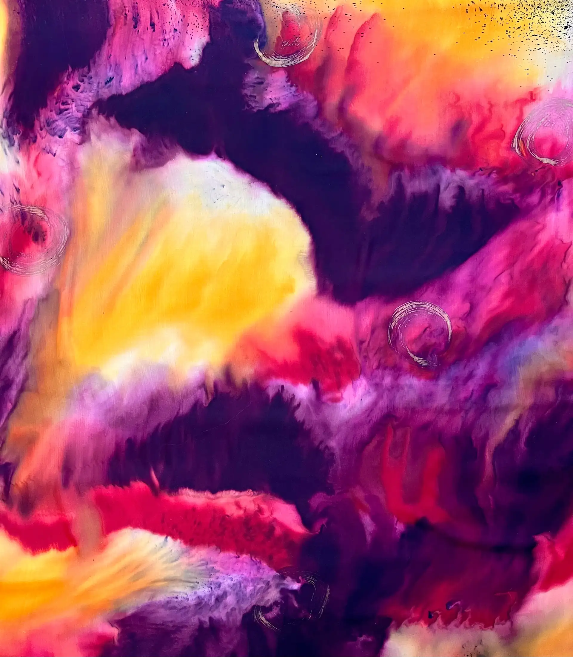 Tie Dye Silk Chiffon 