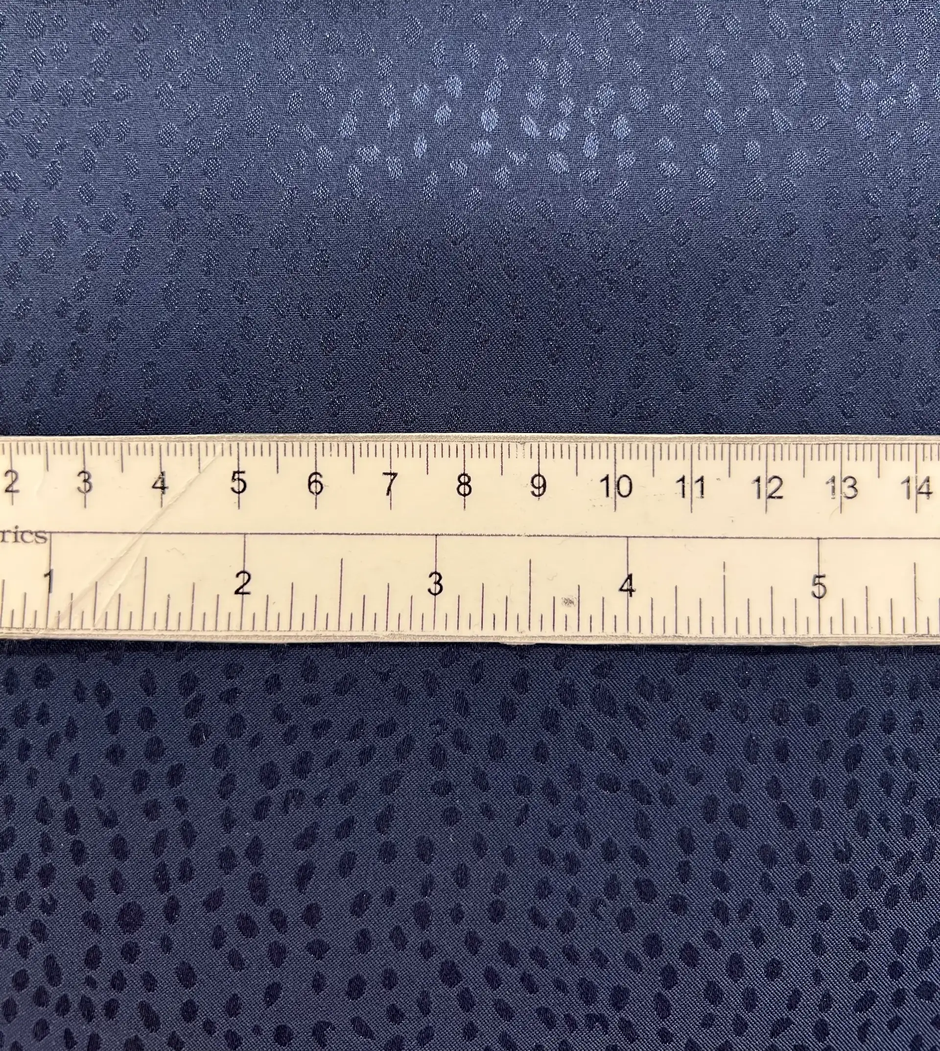 Stretch Jacquard in Navy