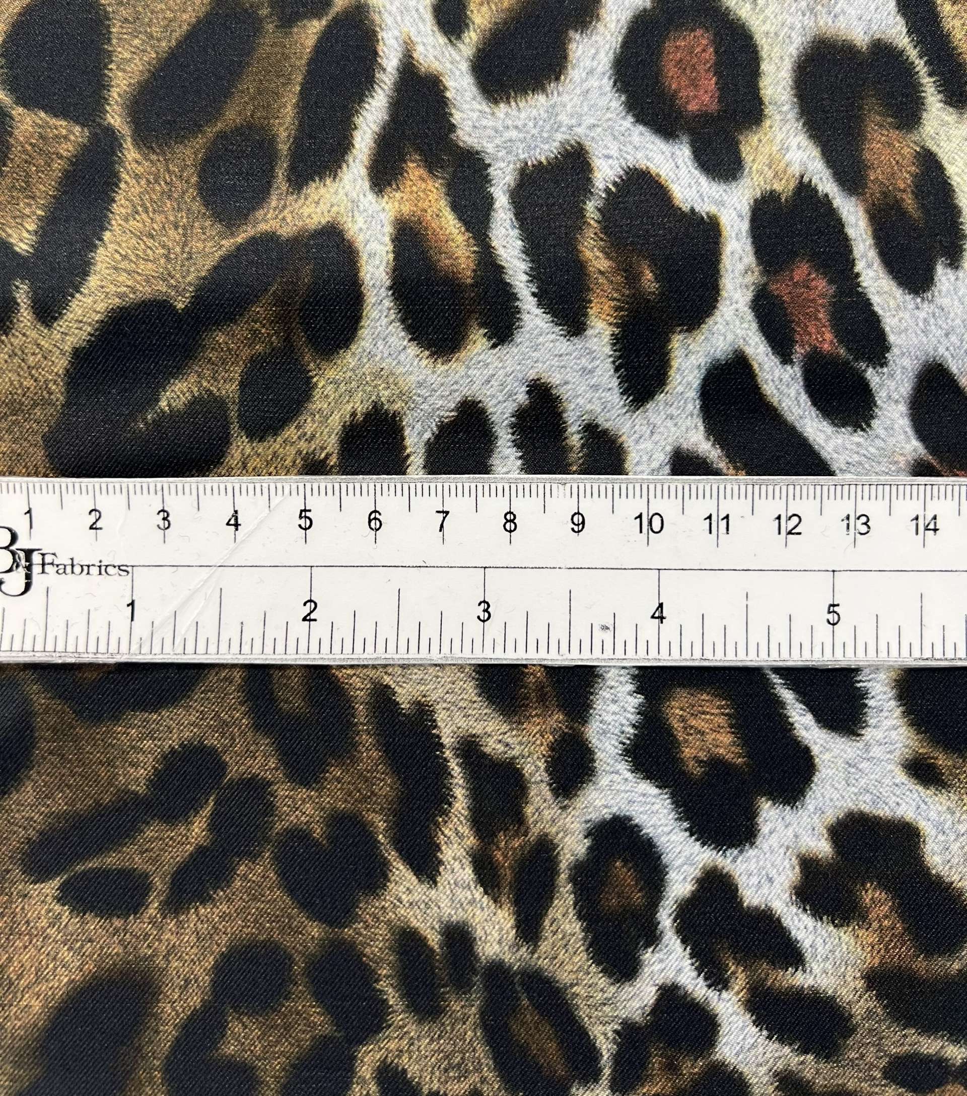 Printed Silk Twill Leopard