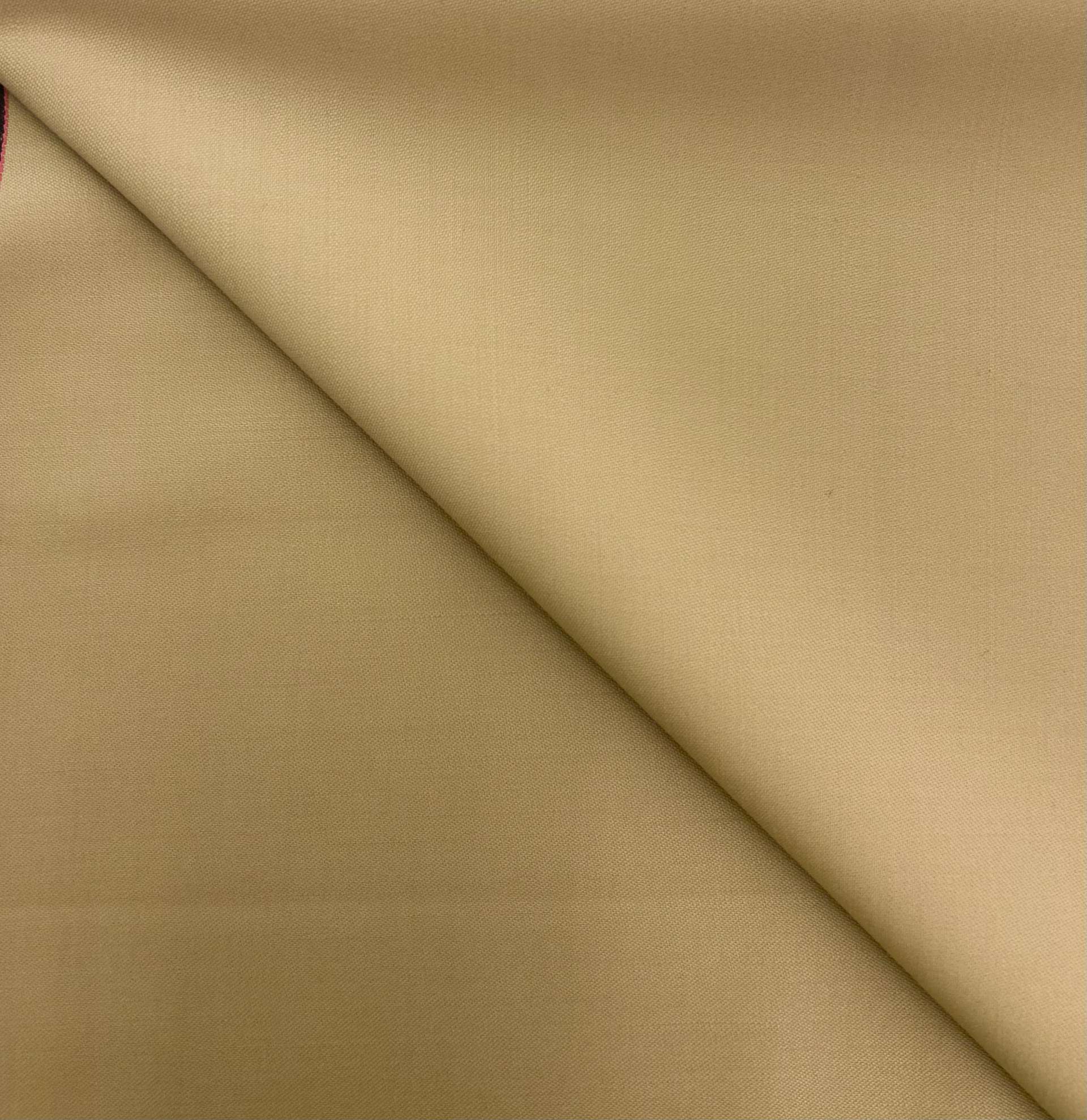 Italian Wool Stretch Satin Faille in Khaki