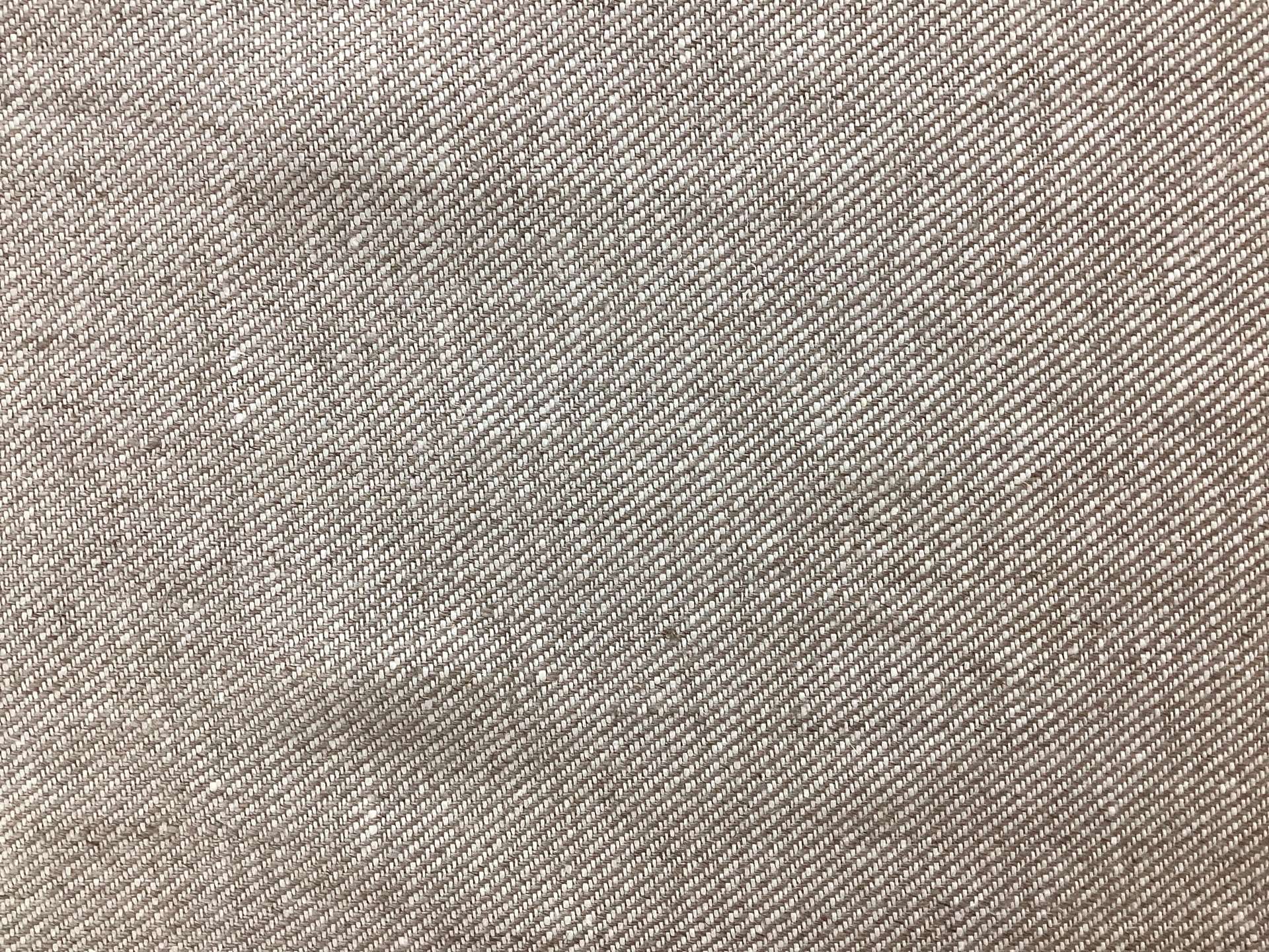 Upholstery Linen Twill in Oatmeal 