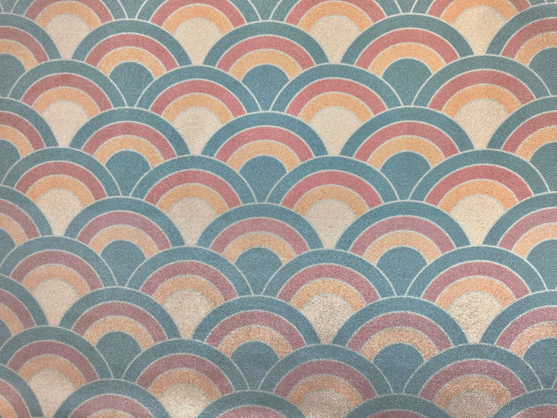 Made in Italy Printed Silk and Poly Crepe Lamé 