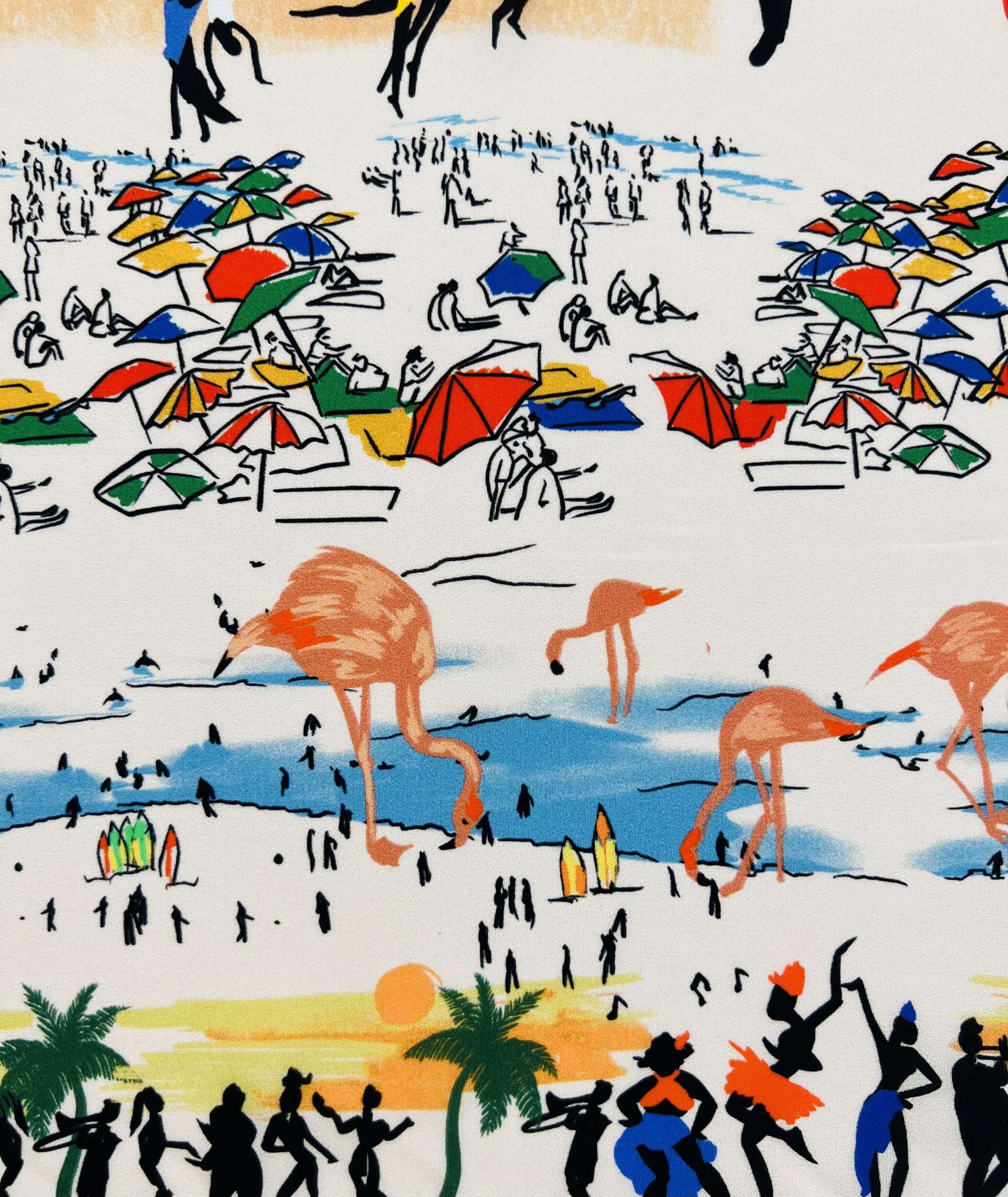Silk Crepe de Chine "Rio Vibe"