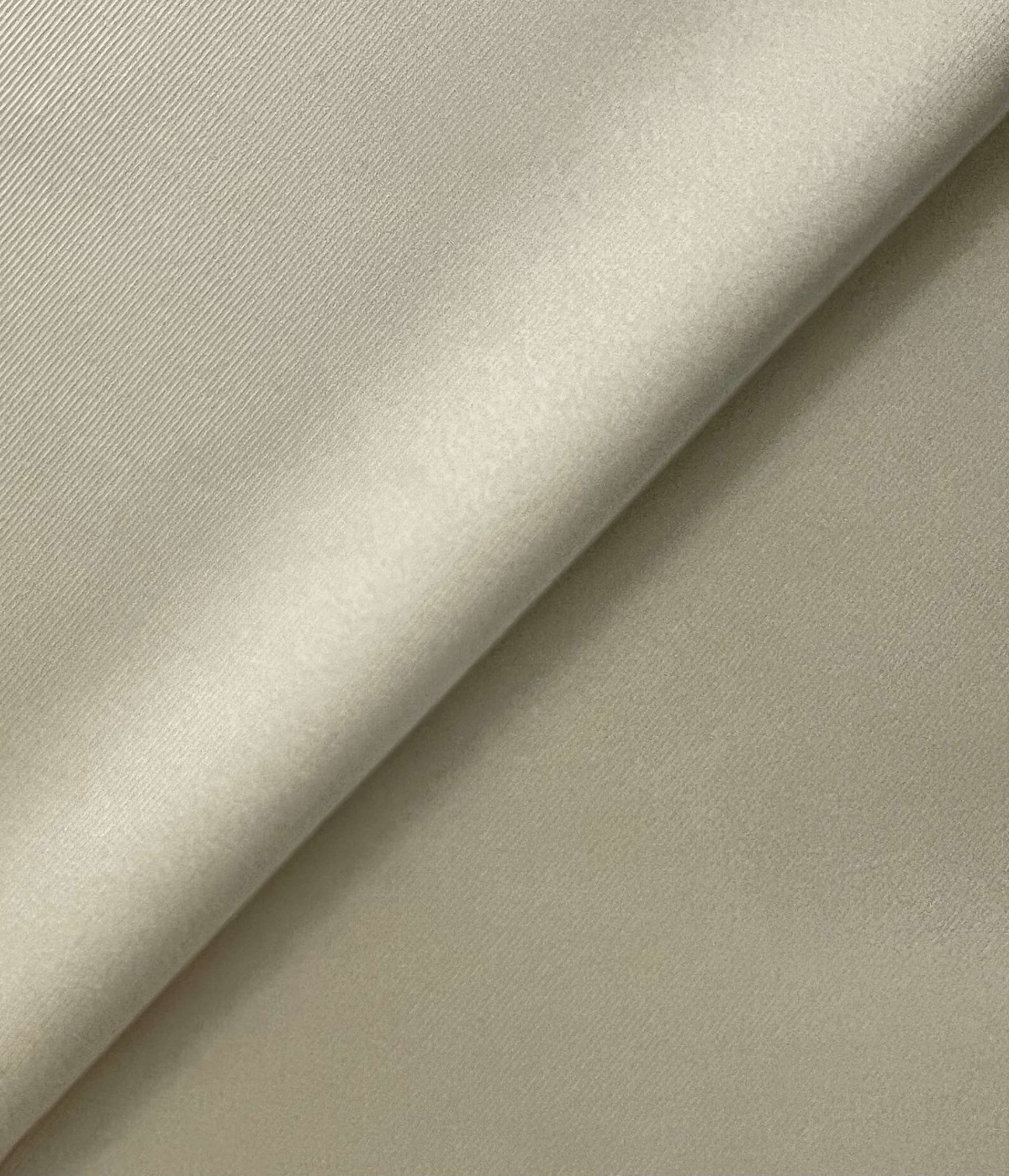 Stretch Twill Back Acetate Satin in Cream