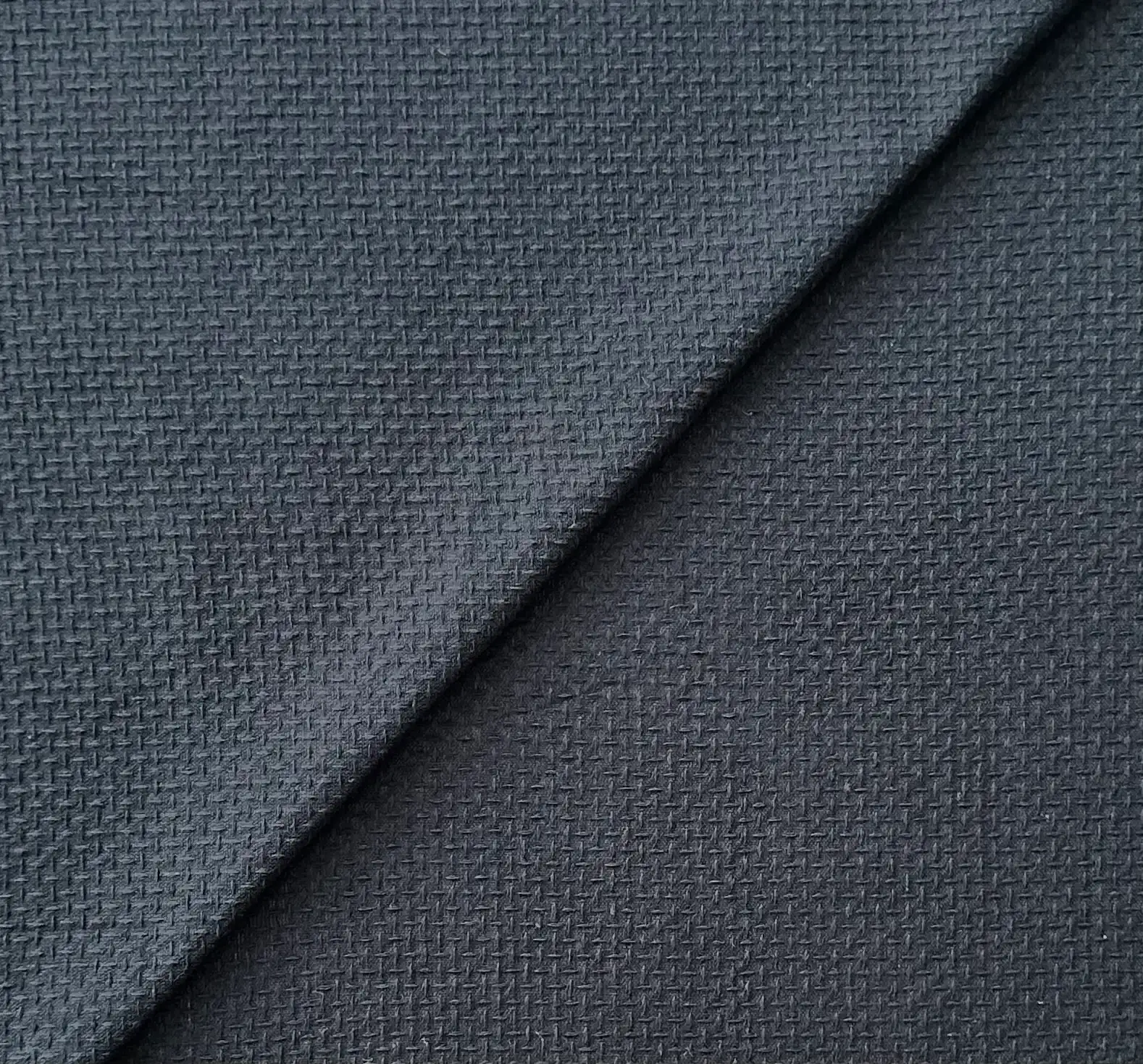 Woven Cotton Novelty in Black