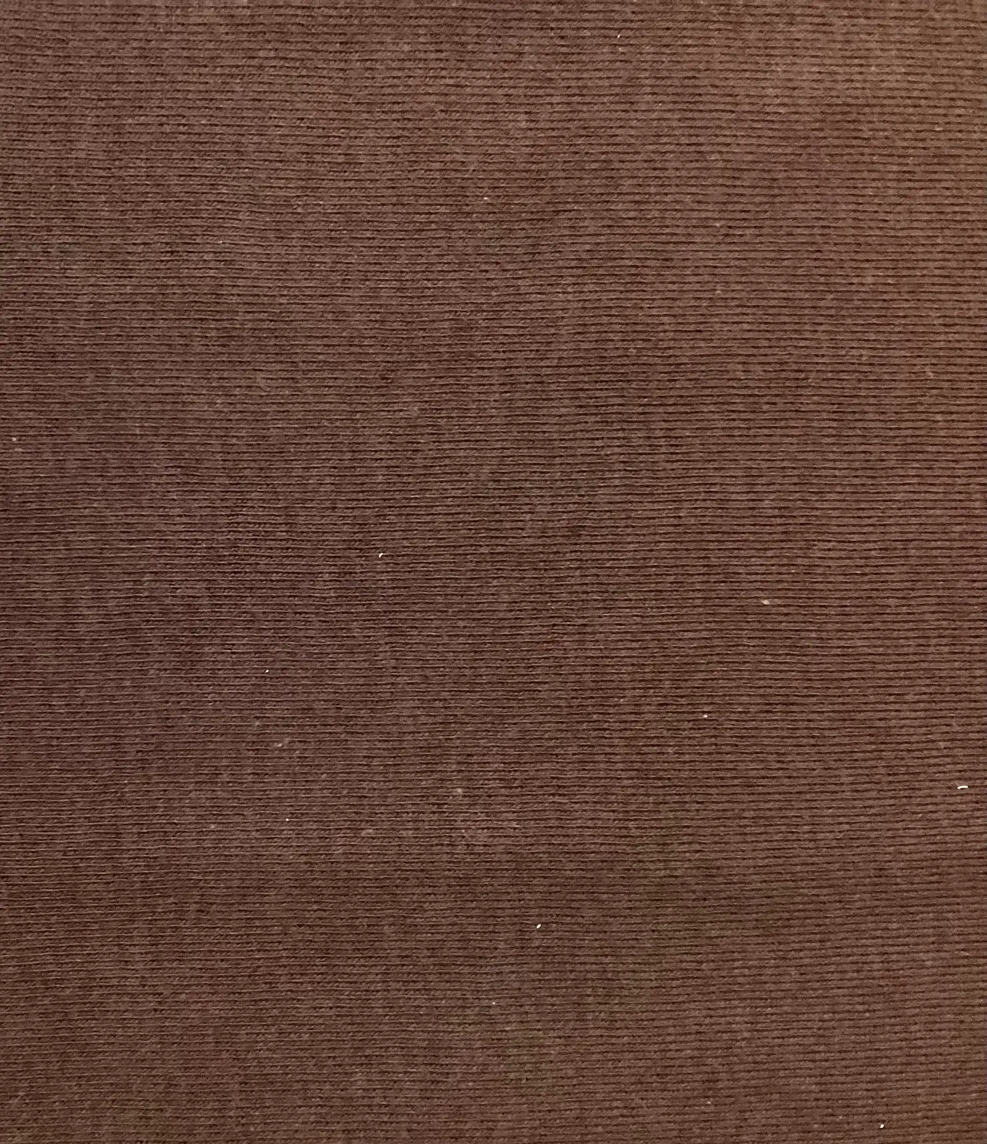100% Cotton Rib Knit In Dark Chocolate 