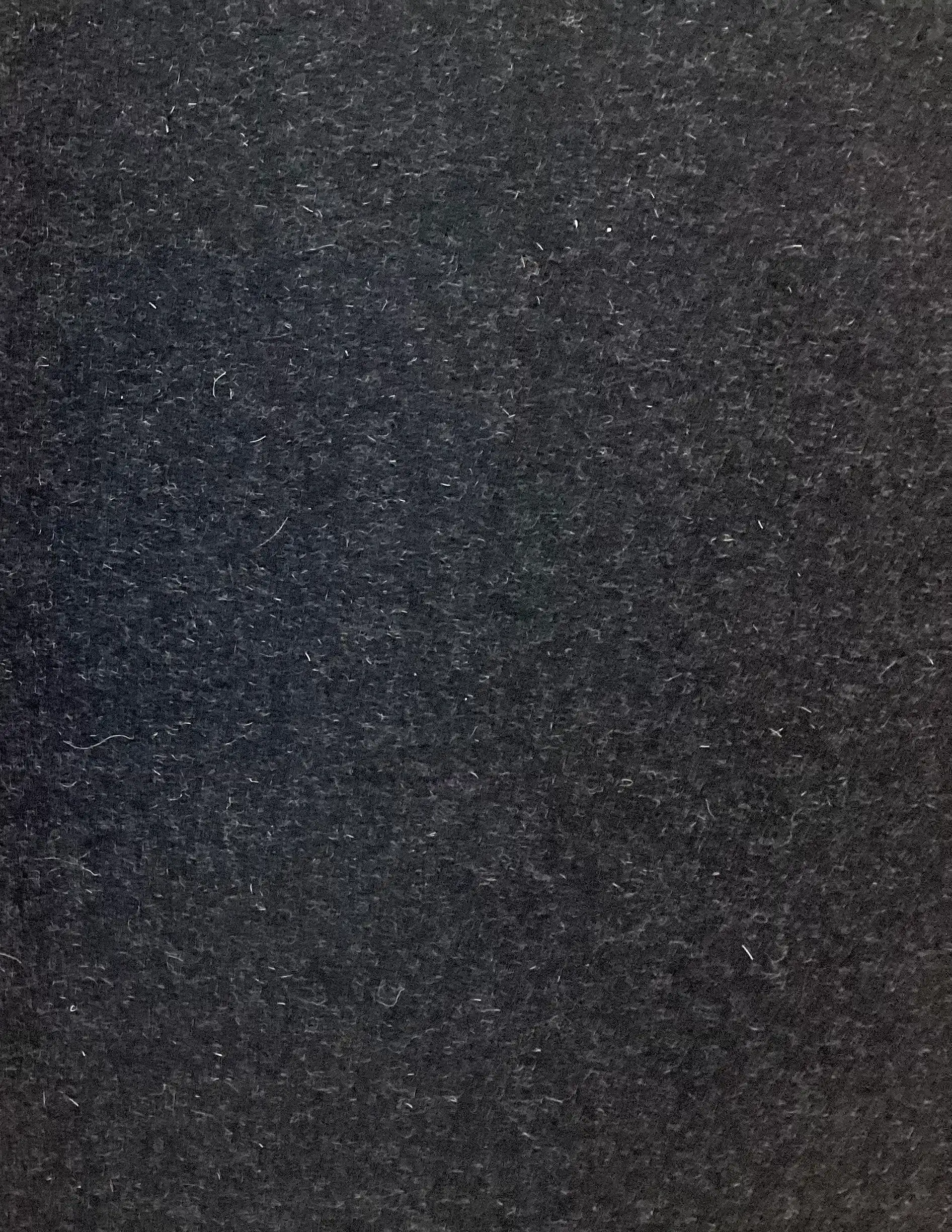 100% Cashmere Coating In Heather Black