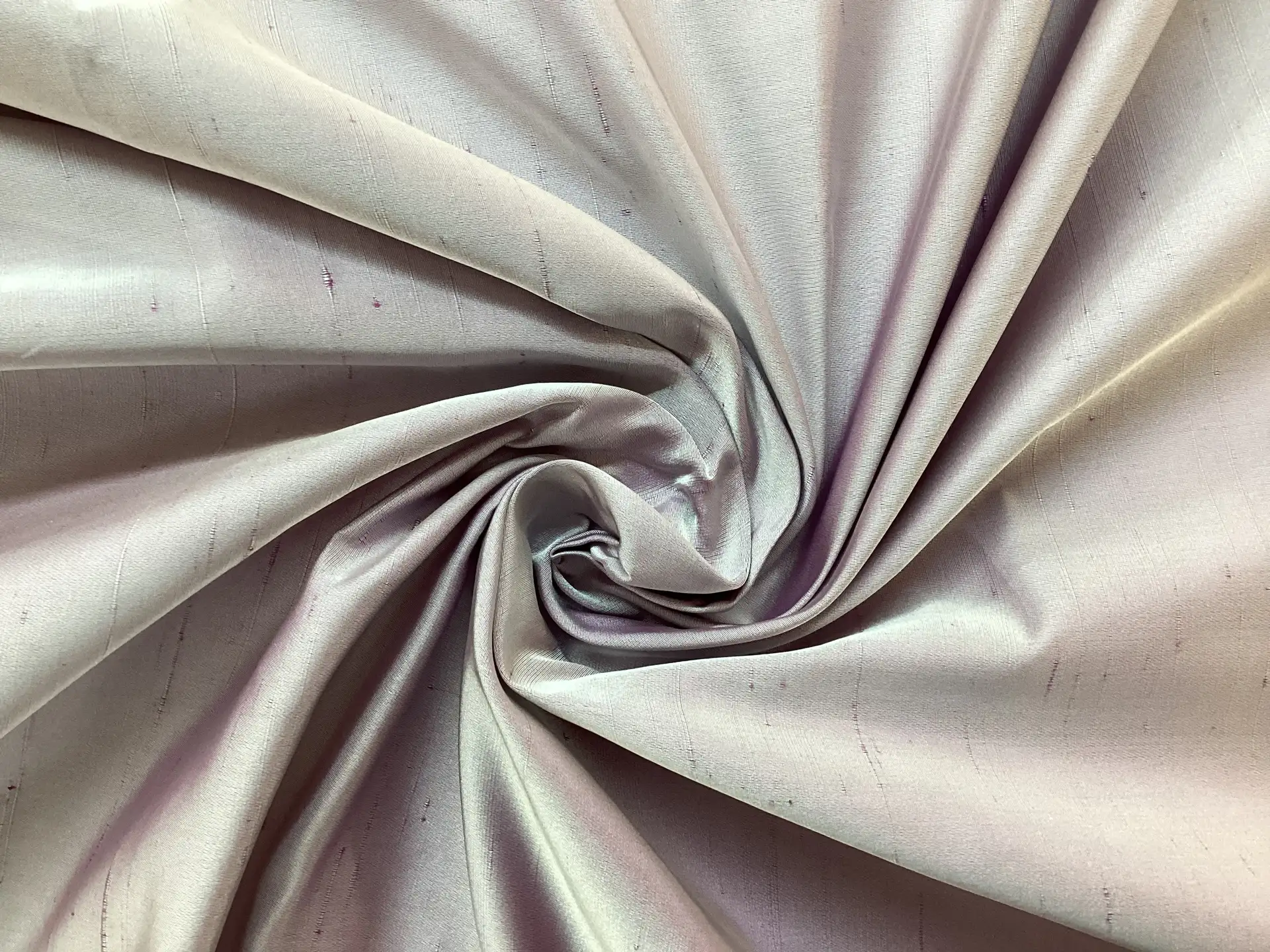 Made In Italy 100% Silk Iridescent Shantung Radzmir In Orchid 