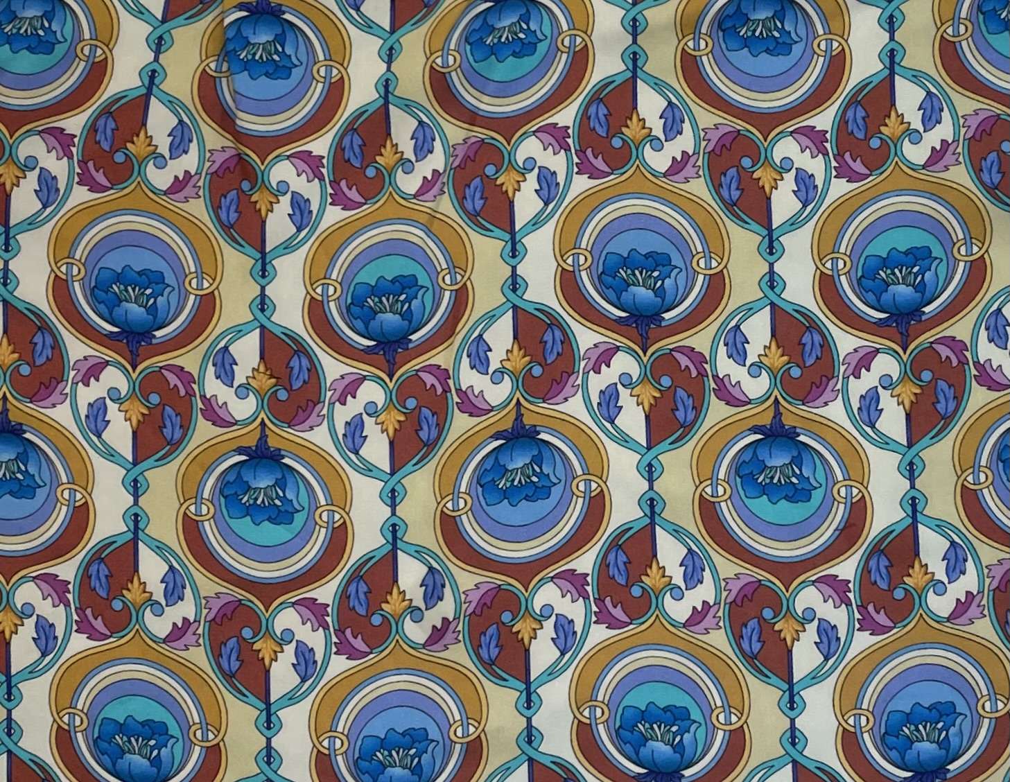 Made in Italy 100% Viscose Sateen Challis Print