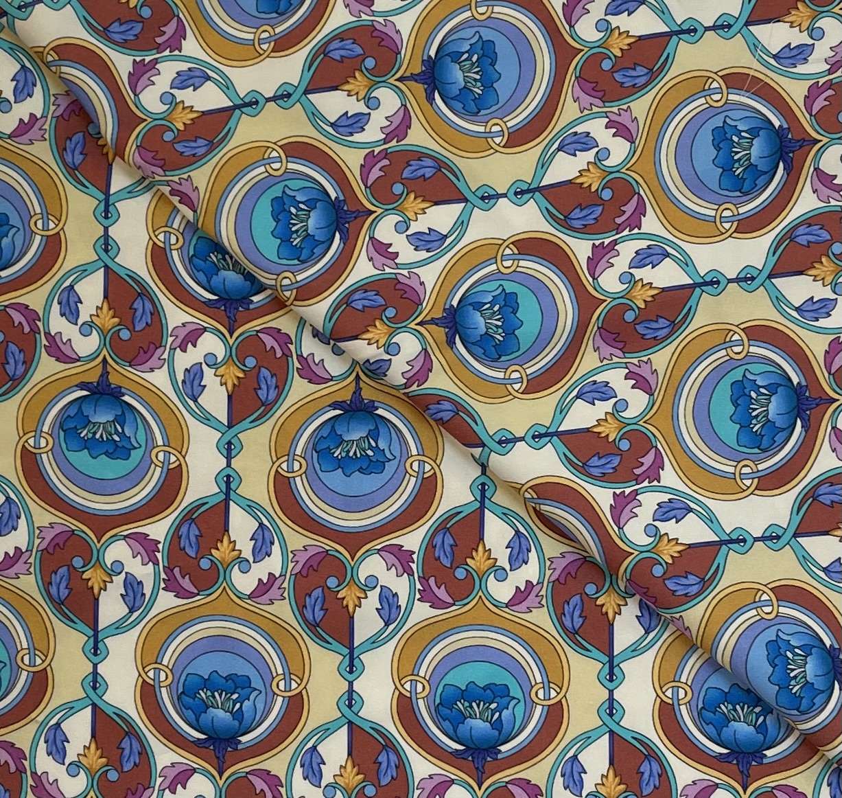 Made in Italy 100% Viscose Sateen Challis Print