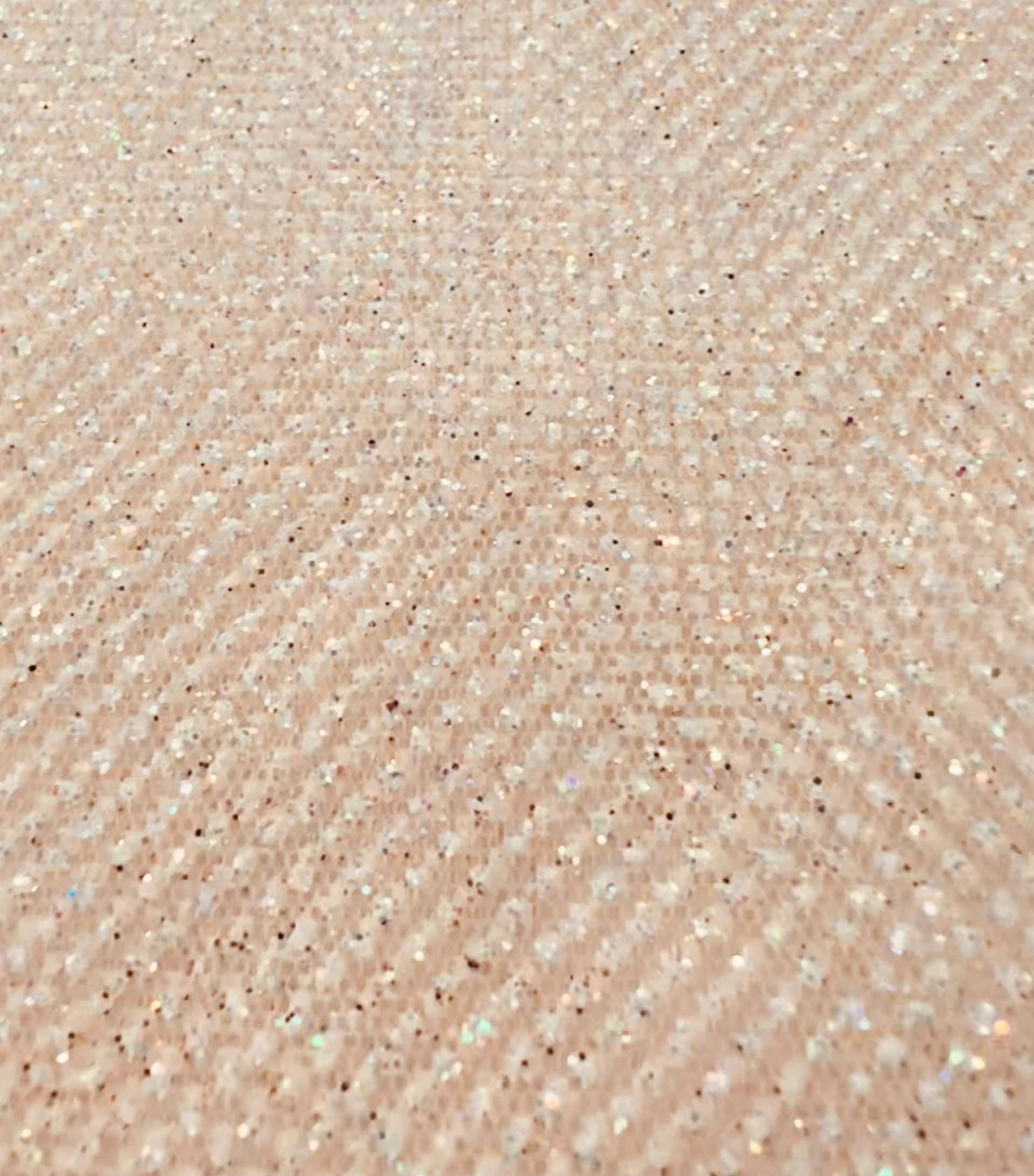 Glitter Tulle in Blush