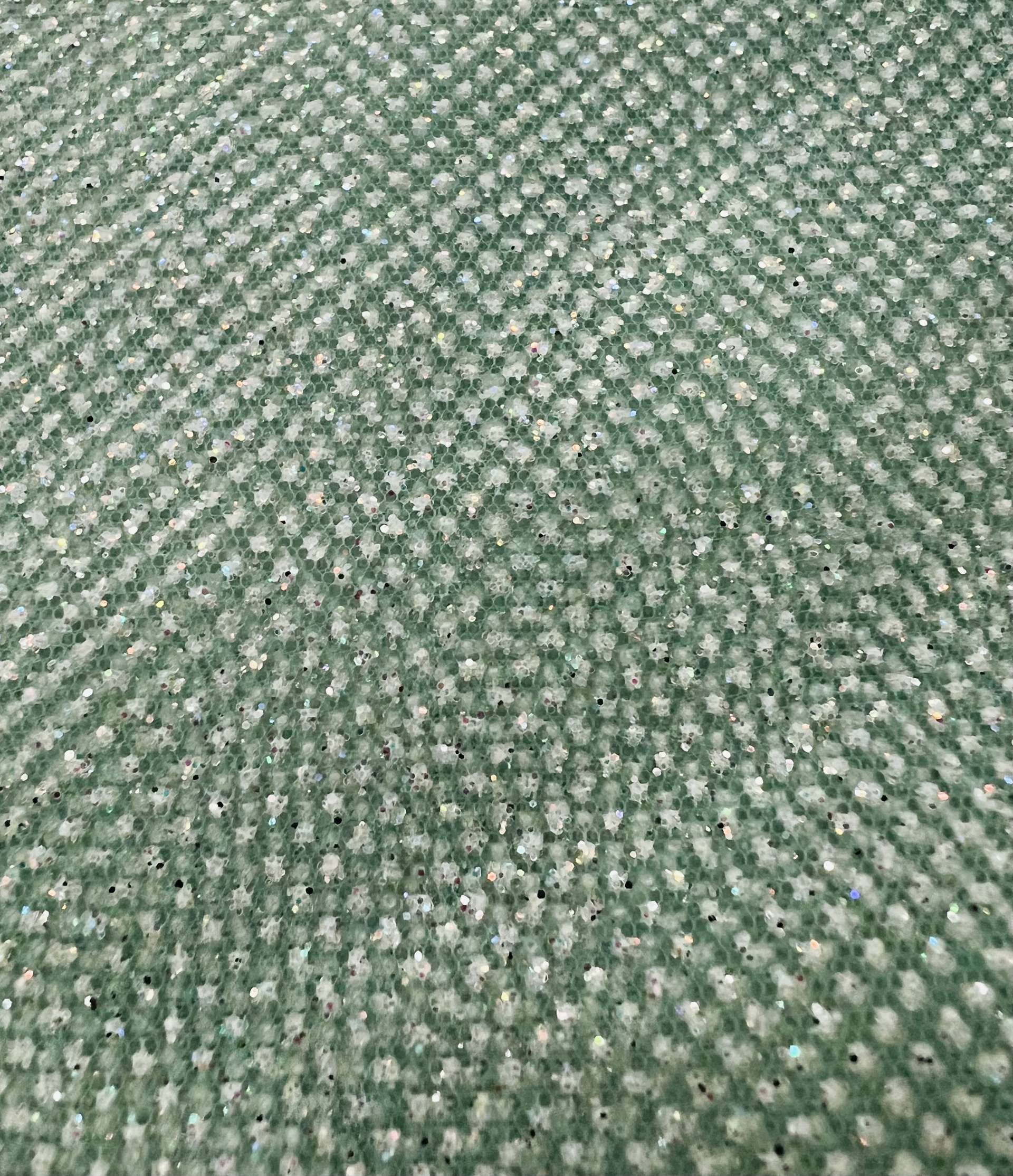 Glitter Tulle in Sage