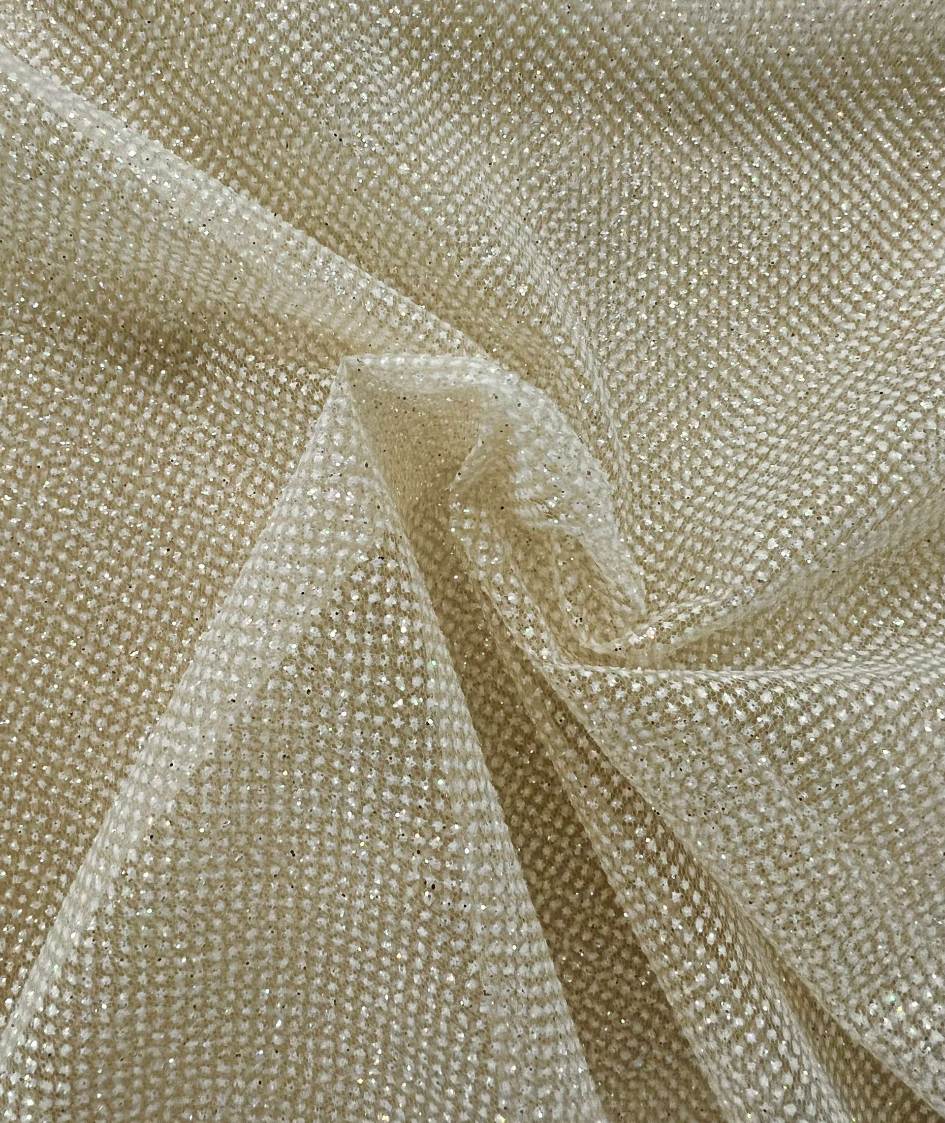 Glitter Tulle in Gold