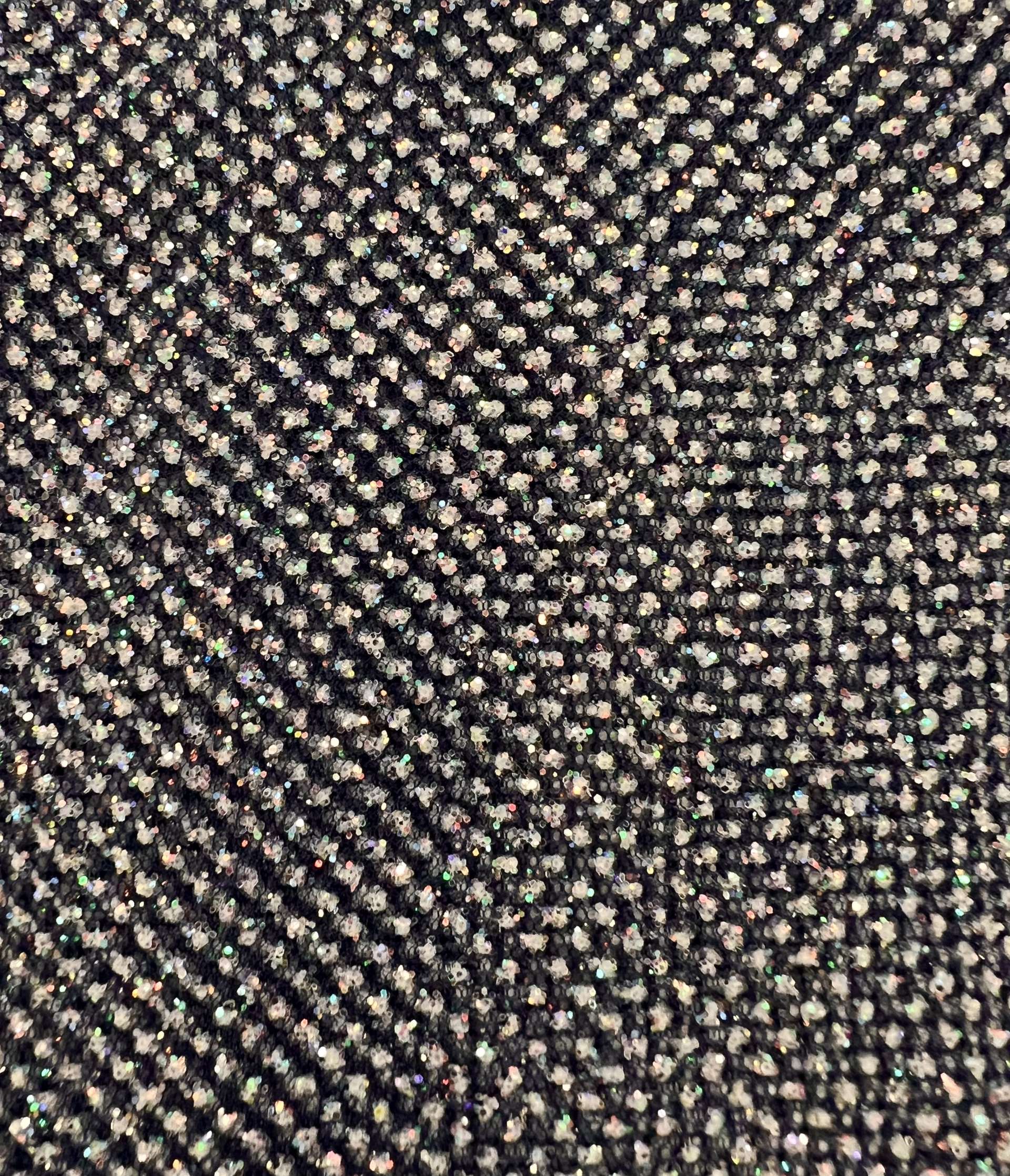 Glitter Tulle in Navy