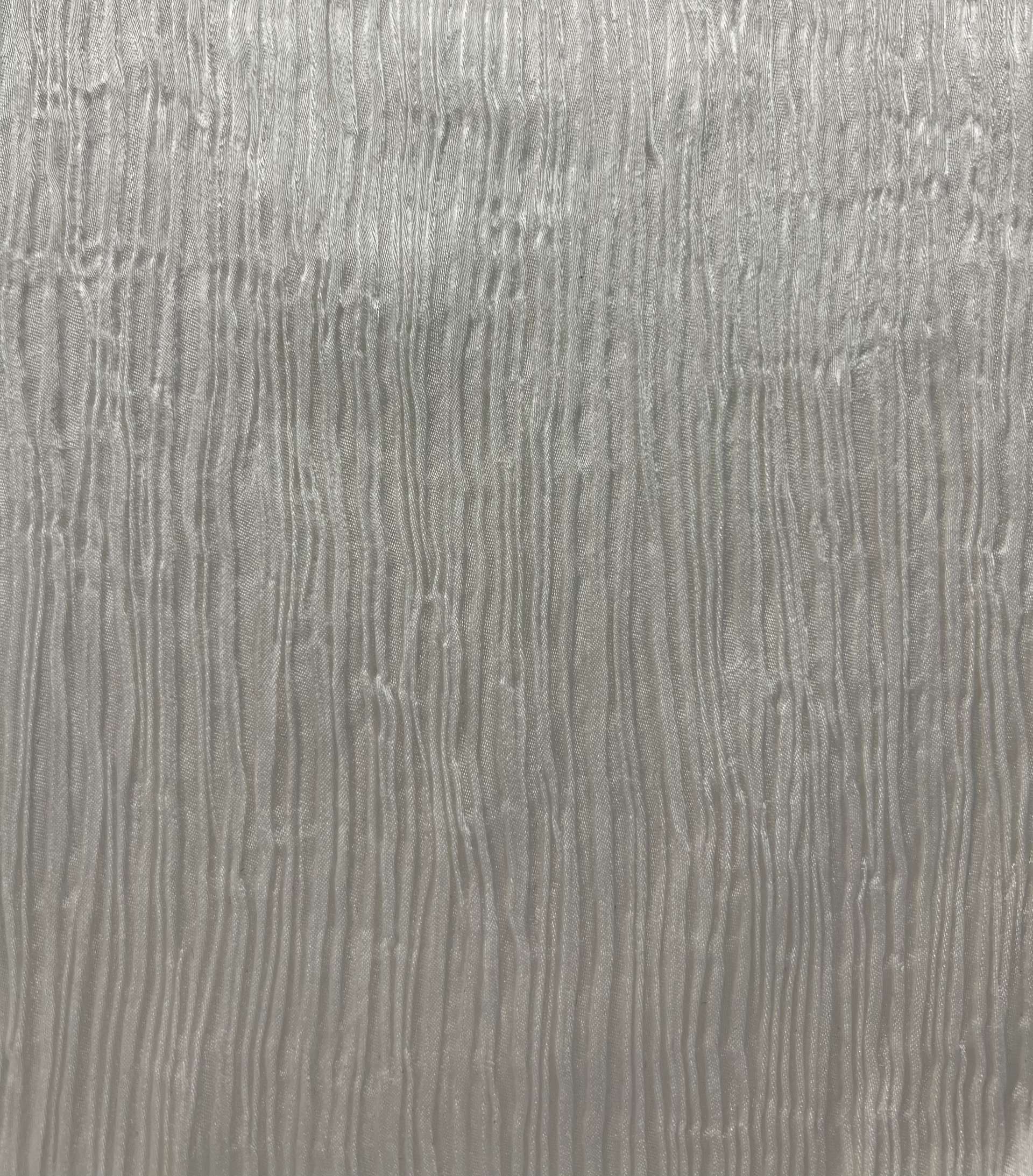 Crinkle Triacetate Cupro Charmeuse in Off White