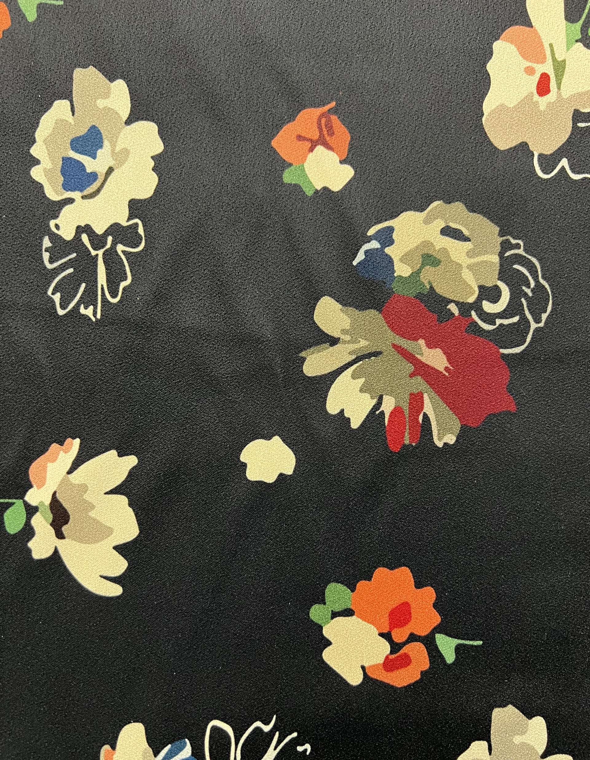 Printed Pre-Fused Rayon Crepe Back Satin