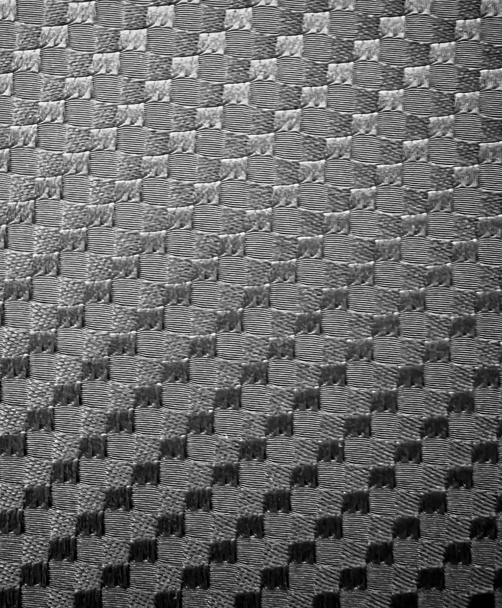 Tone on Tone Geometric Basketweave Brocade in Black