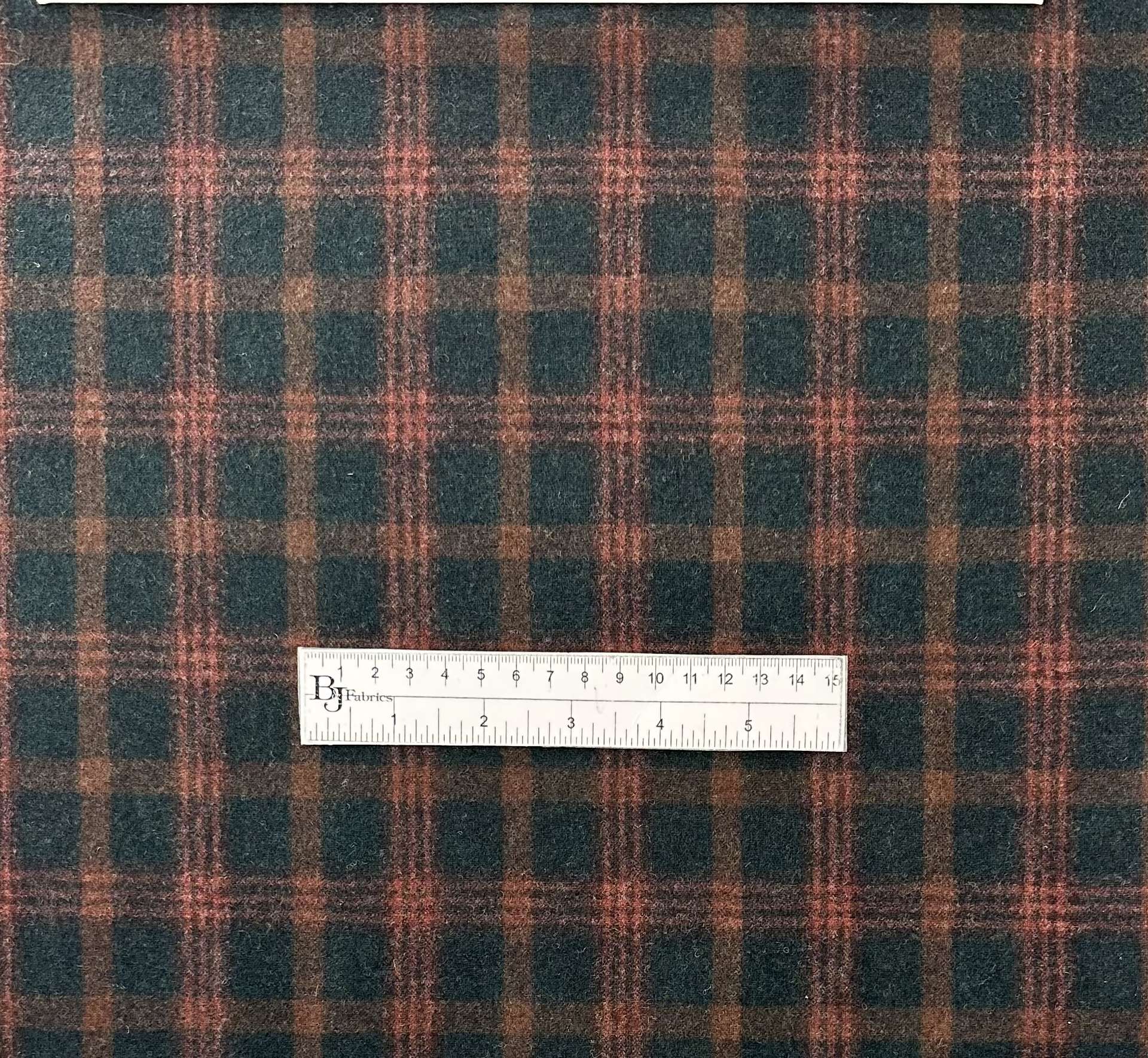 Italian Wool Super 150's Plaid in Coal