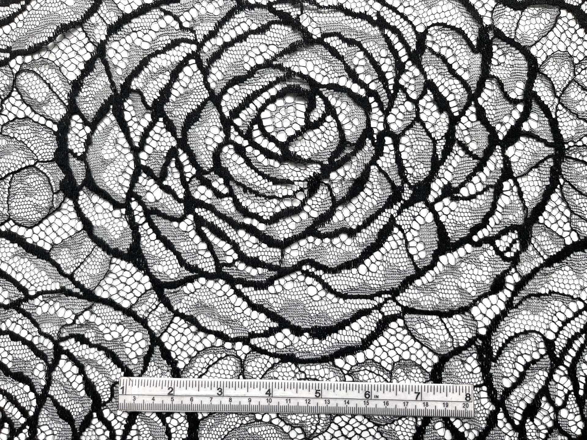 Chantilly Lace Made in France "Cabbage Rose"