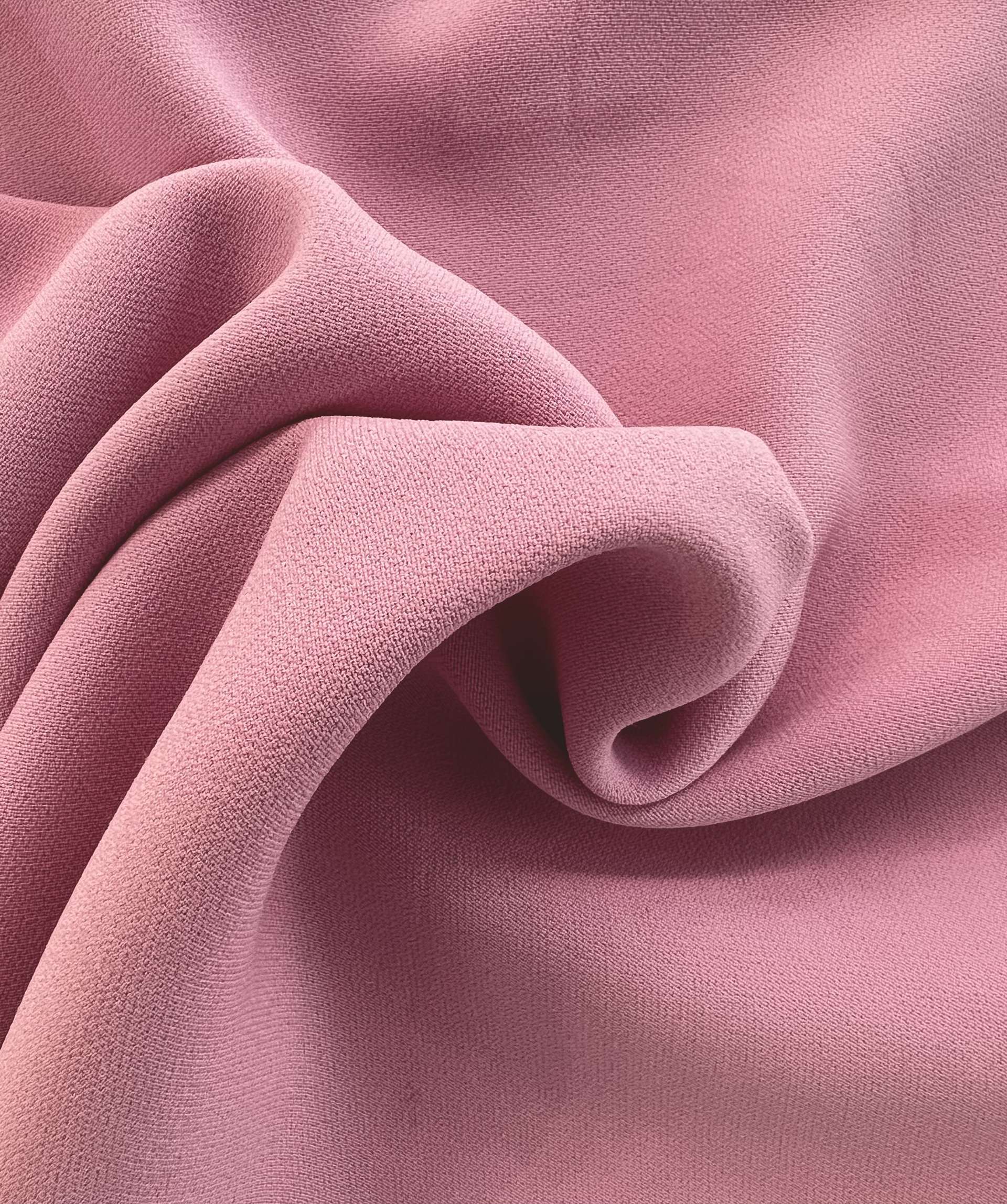 Stretch Rayon Sponge Crepe in Pink