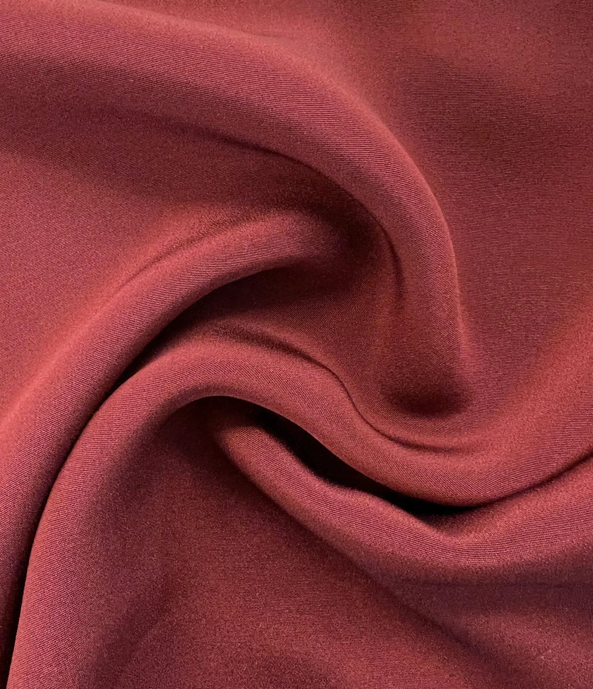 100% 4 Ply Silk Crepe in Bordeaux
