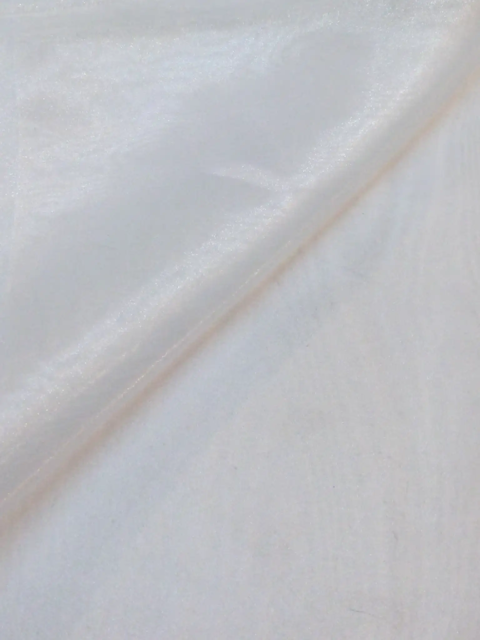 Polyester Shimmer Organza in White