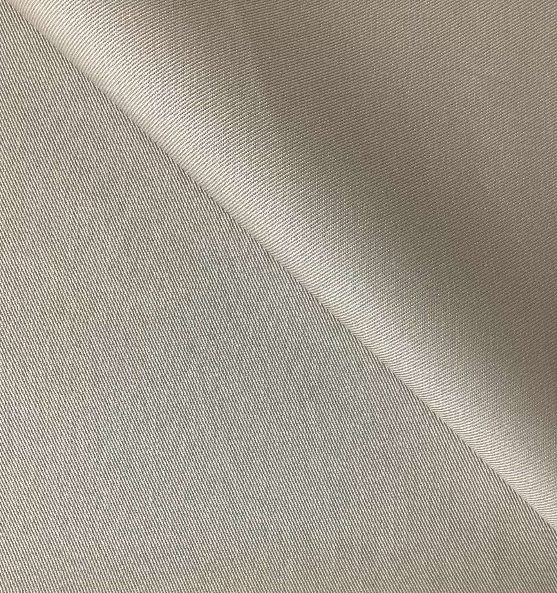 Stretch Cotton Chino Twill in Stone