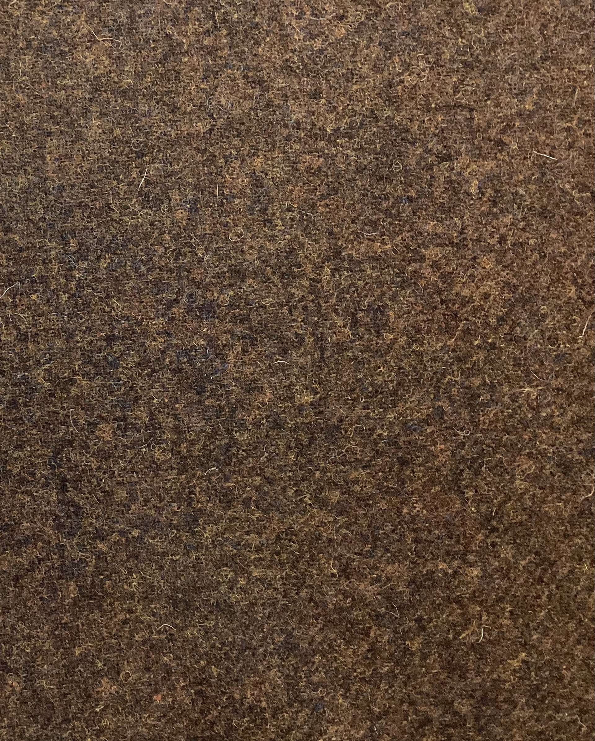 English Wool Tweed in Dark Brown 