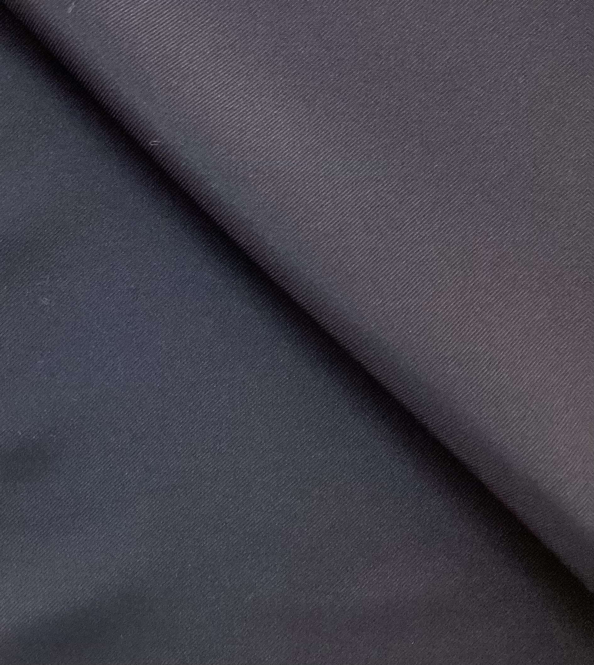 100% Silk Twill In Denim
