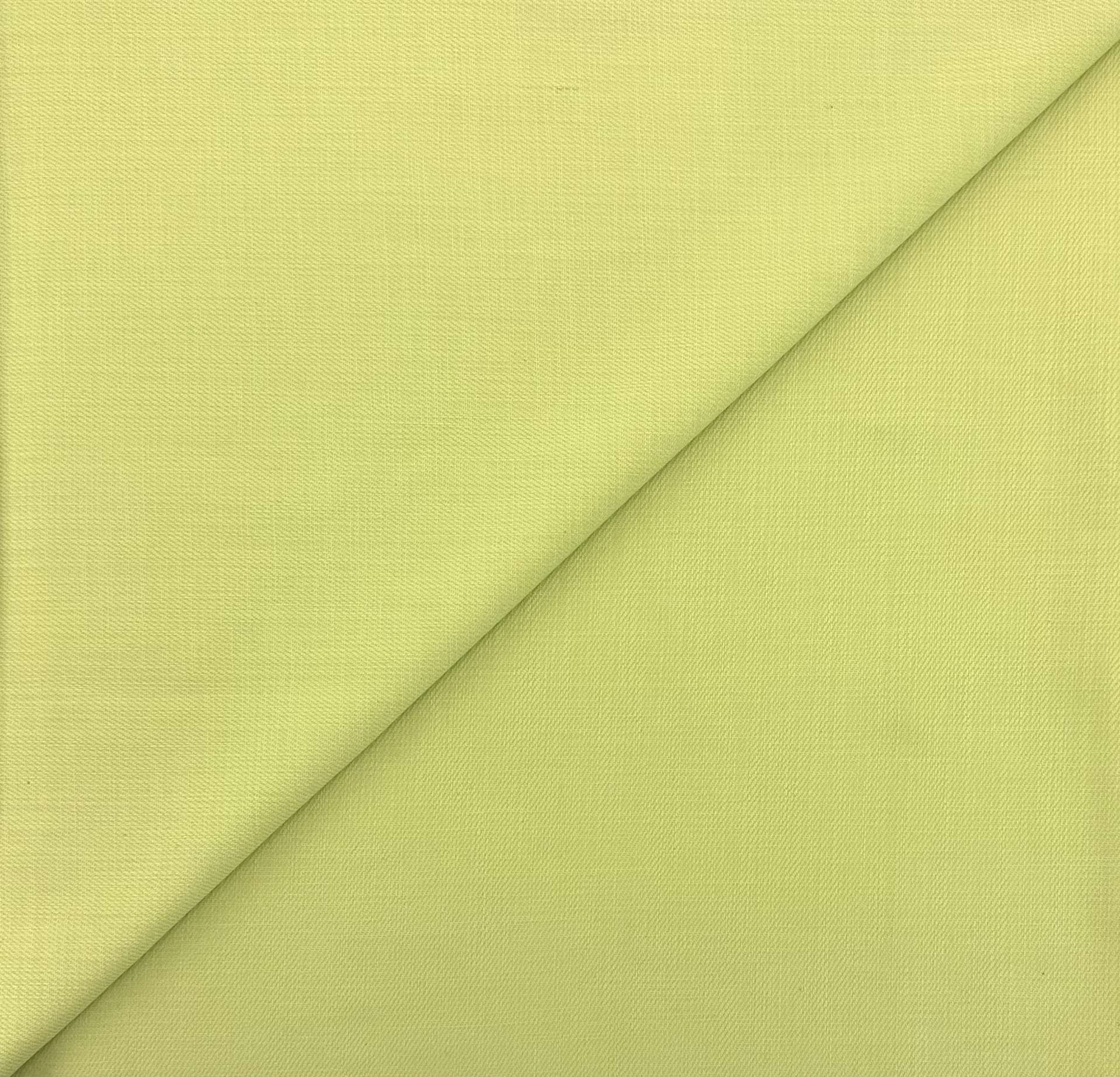 Cotton Denim in Neon Yellow