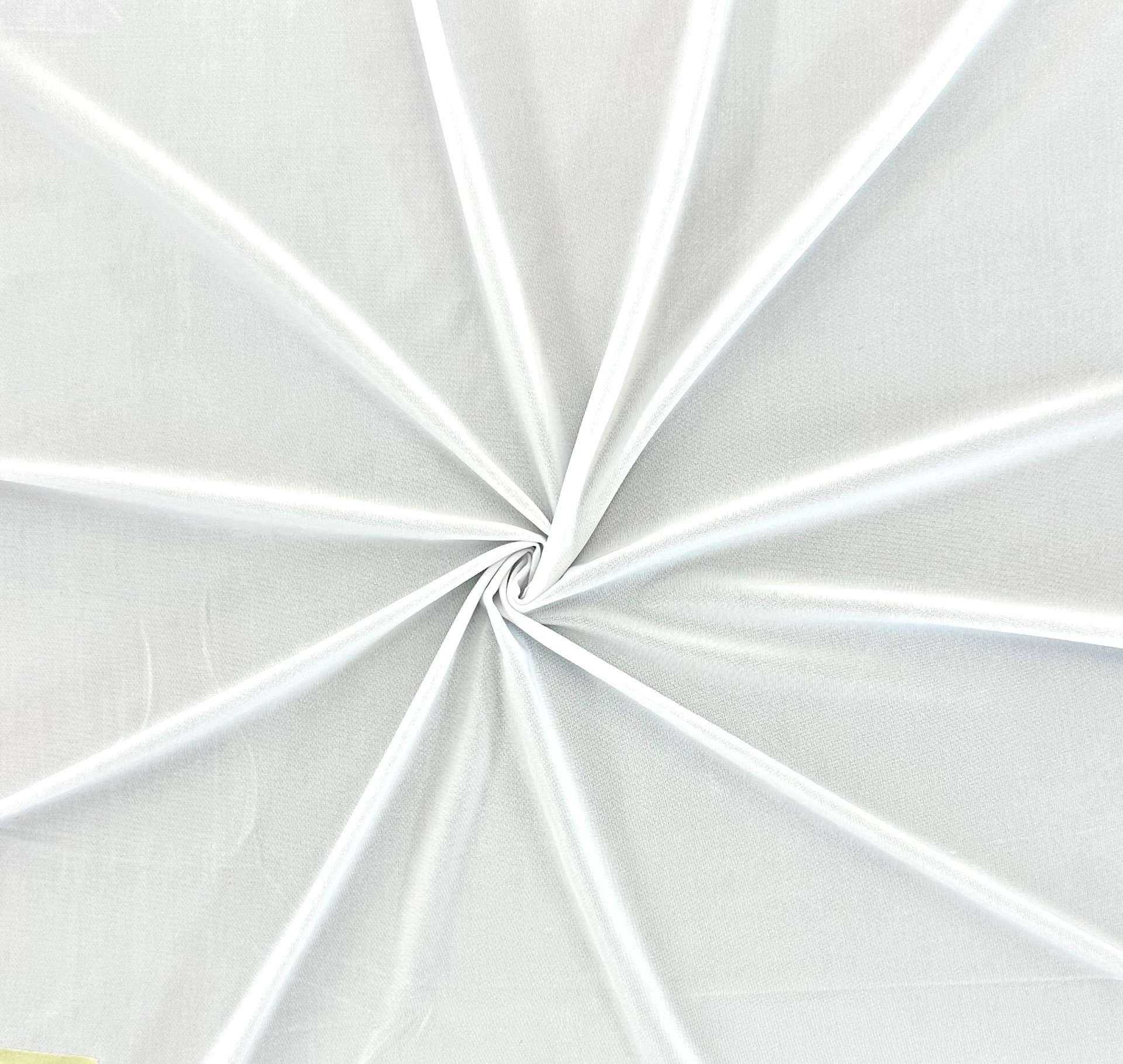 Poly Spandex Knit in White