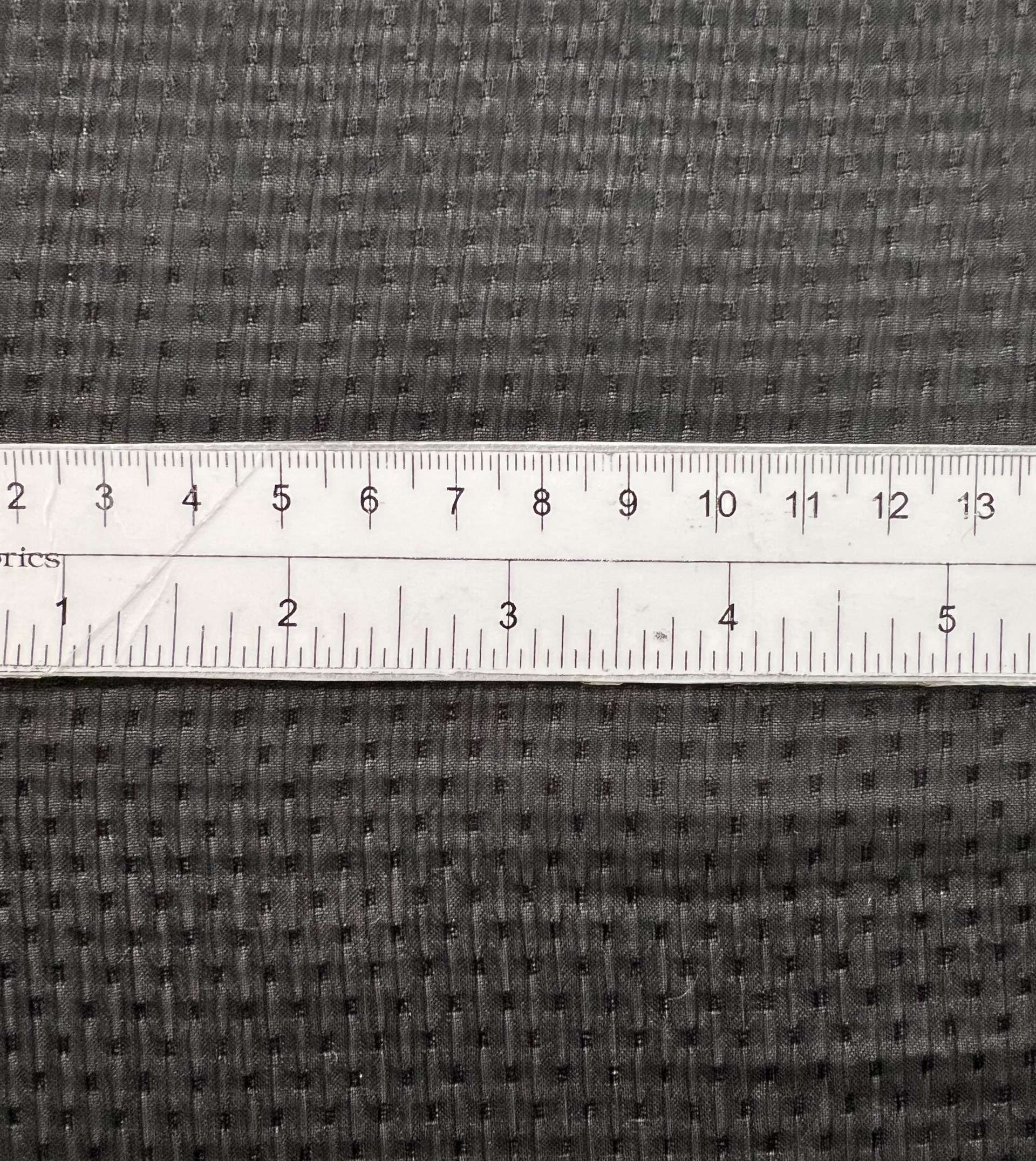 Italian Crinkle Dotted Chiffon in Black 59% Viscose 41% Acetate