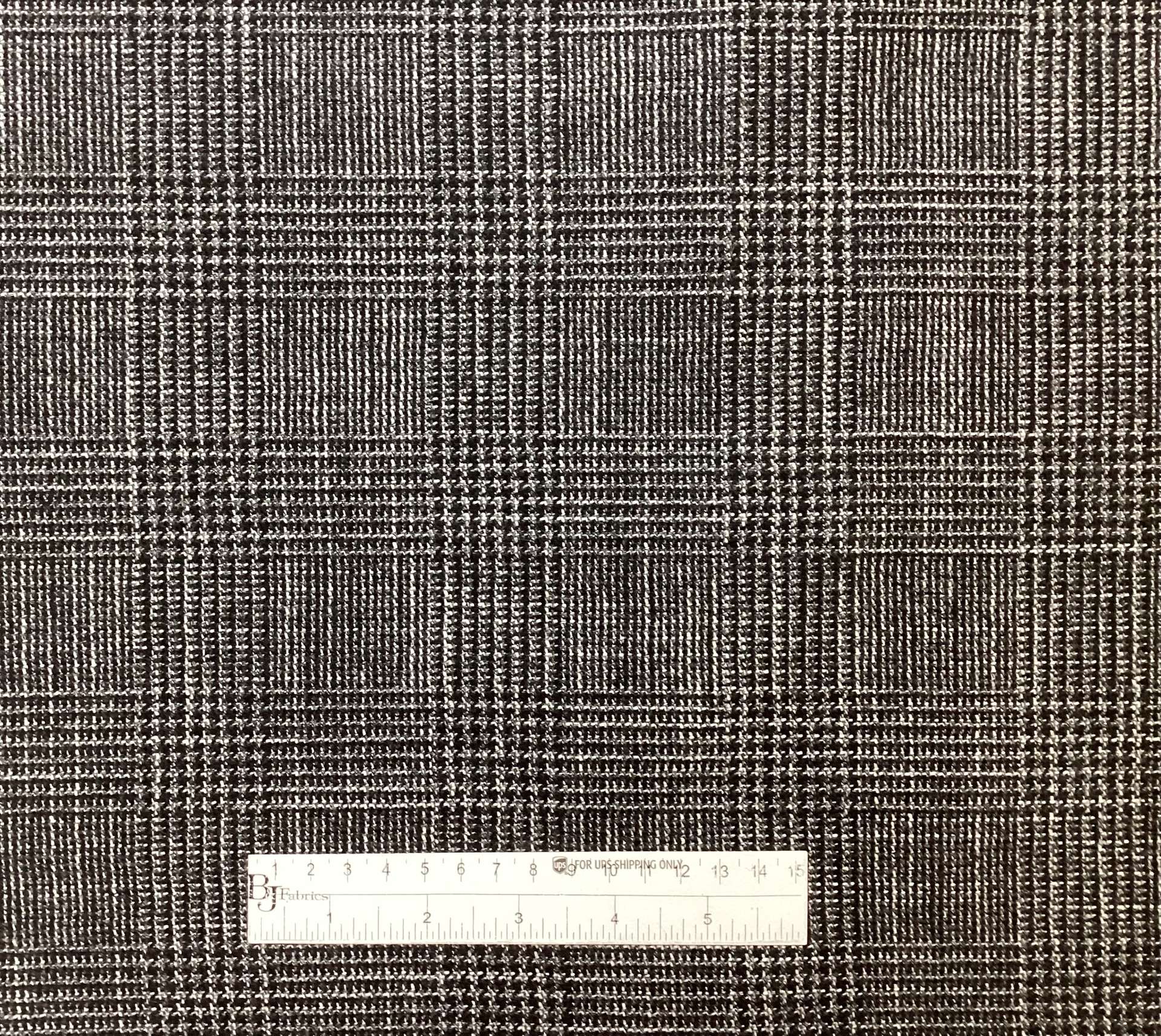 Made in Italy 60% Cashmere 40% Silk Plaid In Black & White