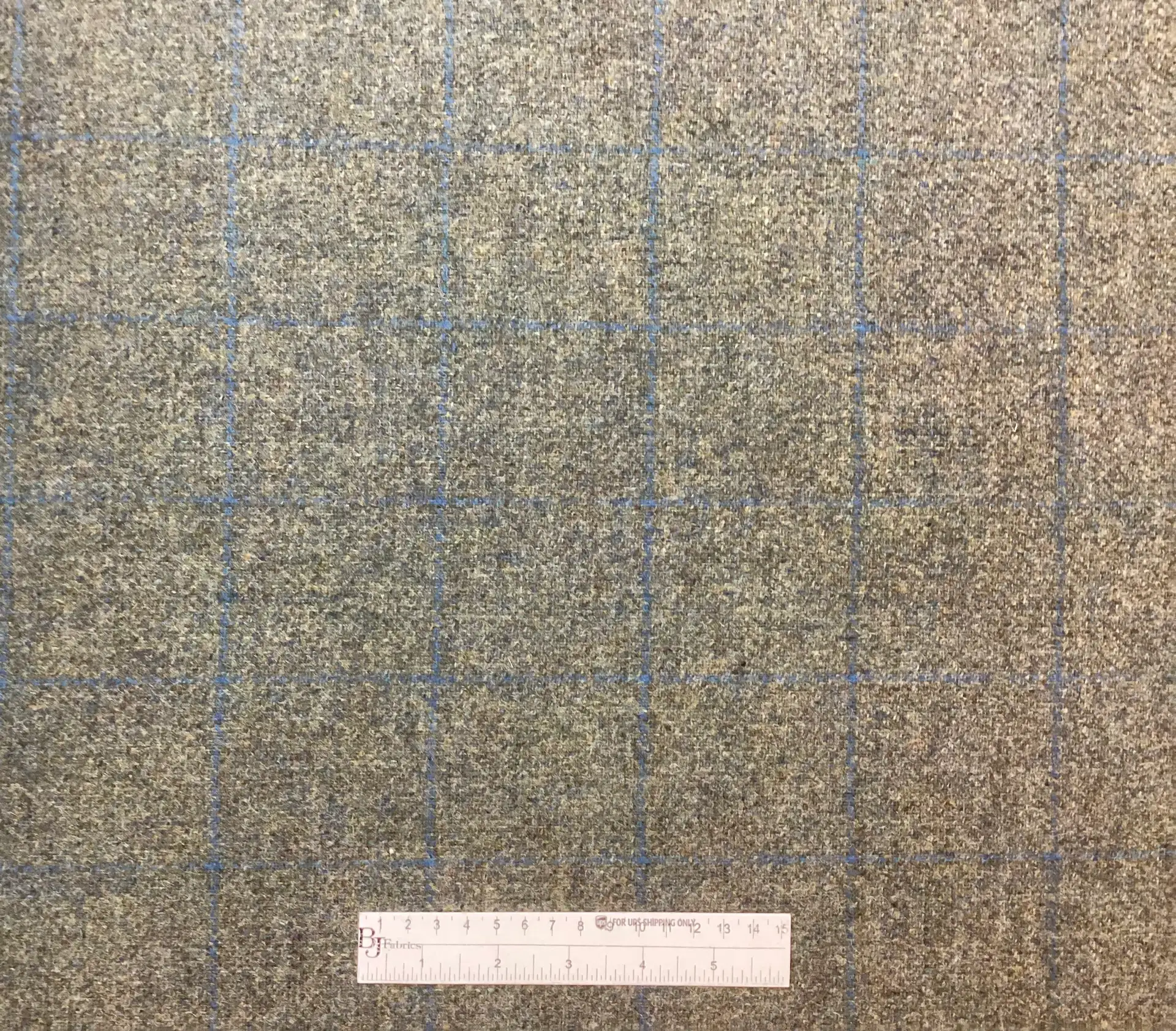 Italian Wool Tweed In Dark Sage
