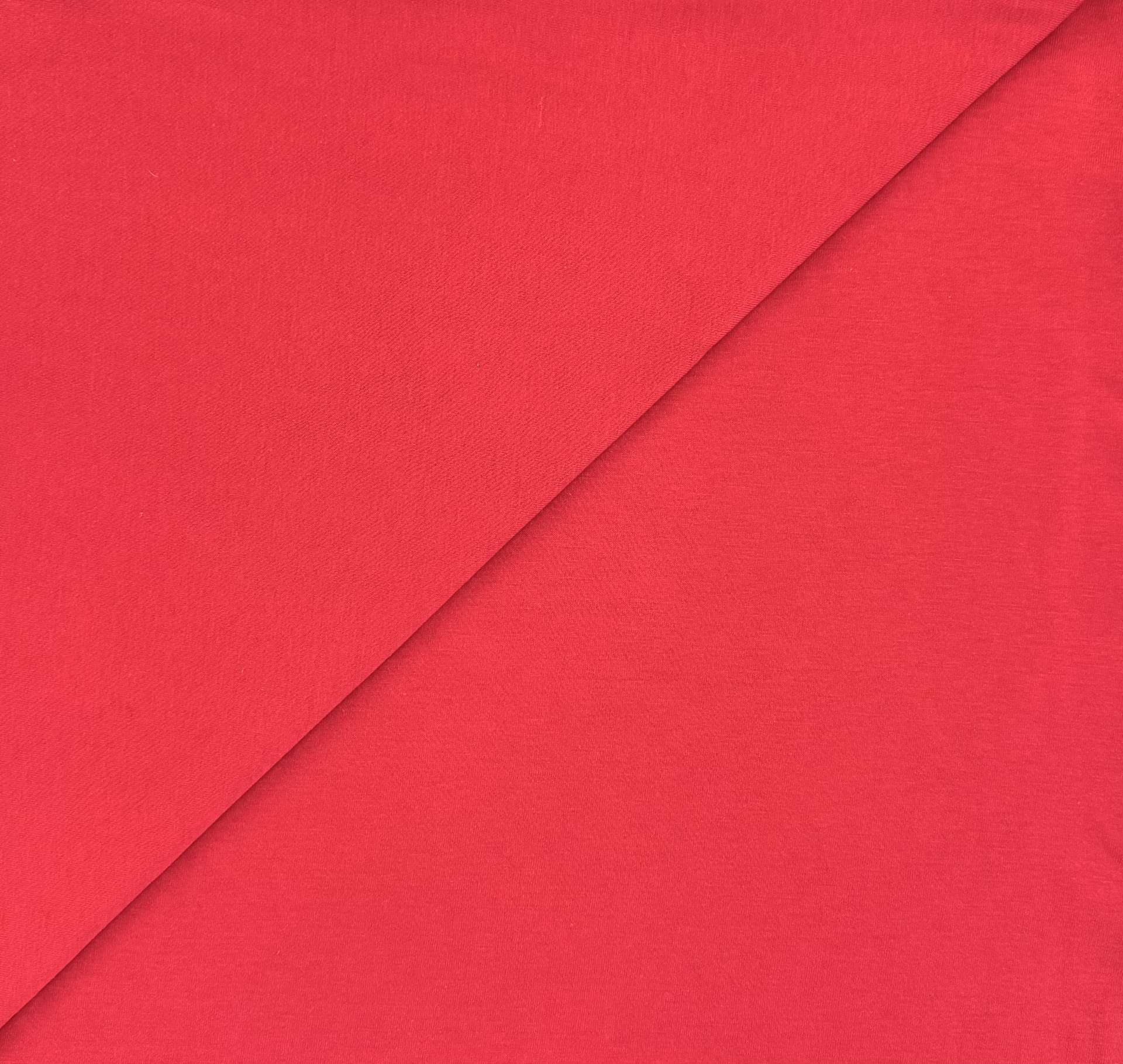 Sustainable & Organic Cotton Jersey Knit in Red