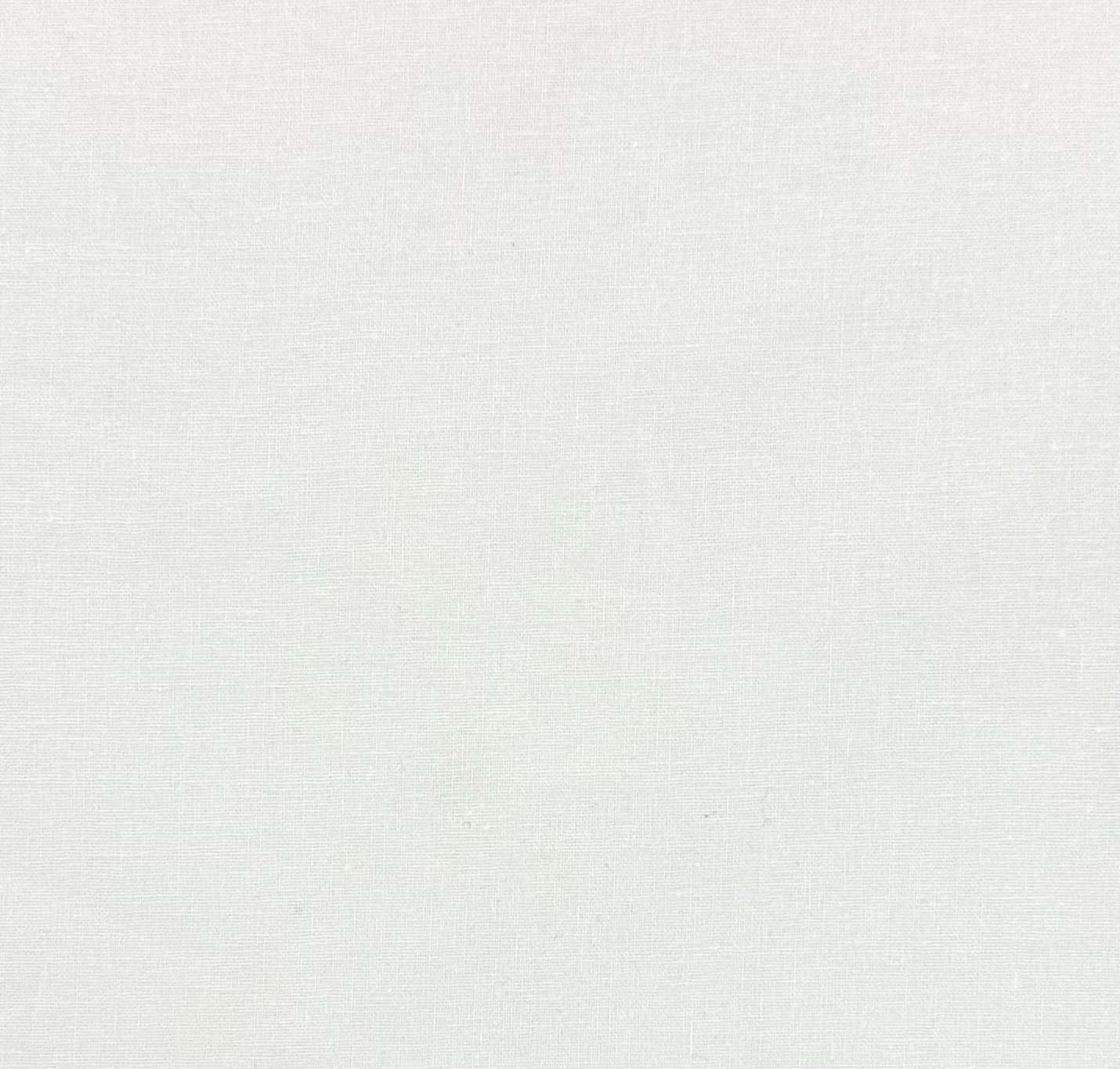 Yarn Dyed Wide Linen Cotton in White
